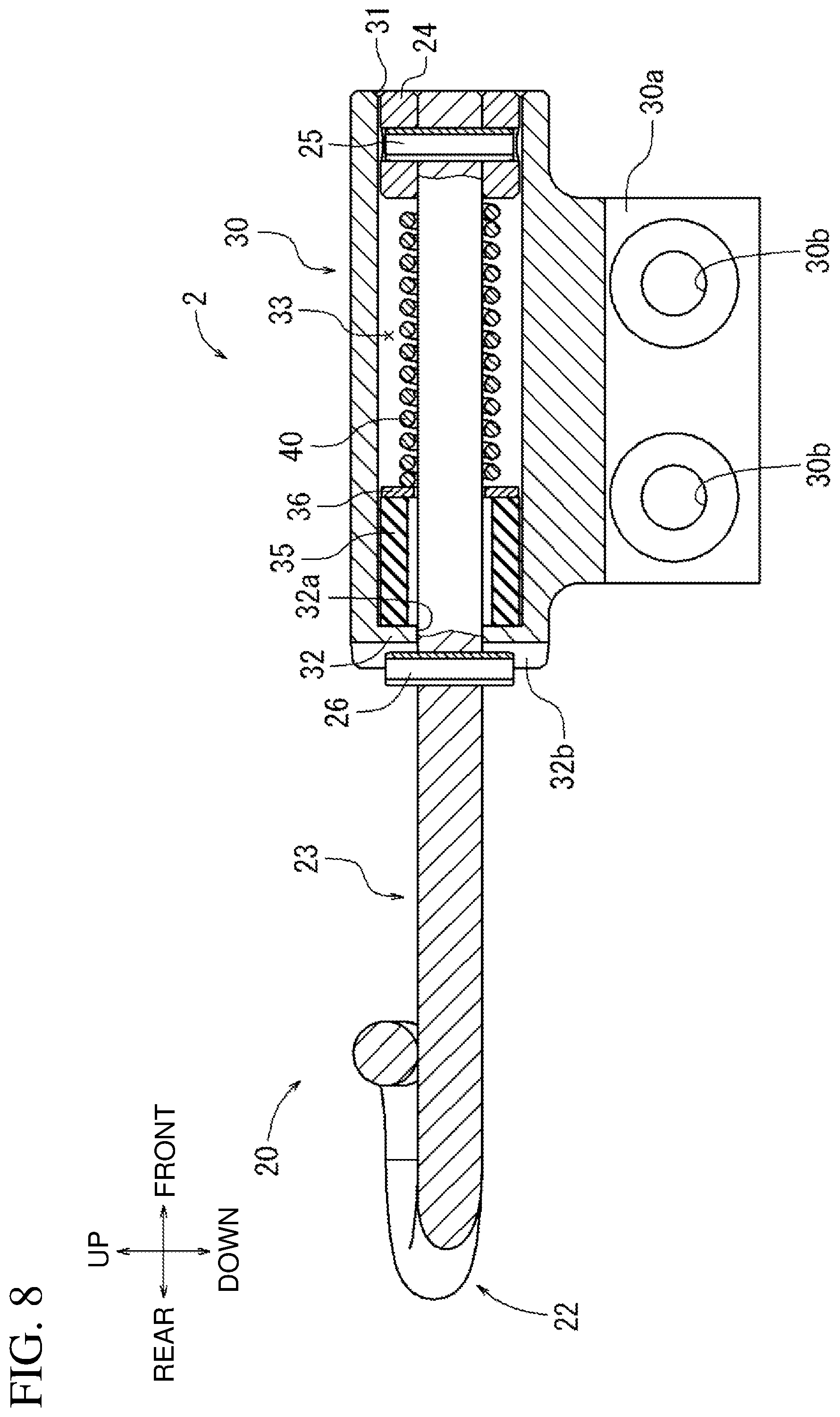 Patent US11772254 Figure 8 – Power tool and hook
