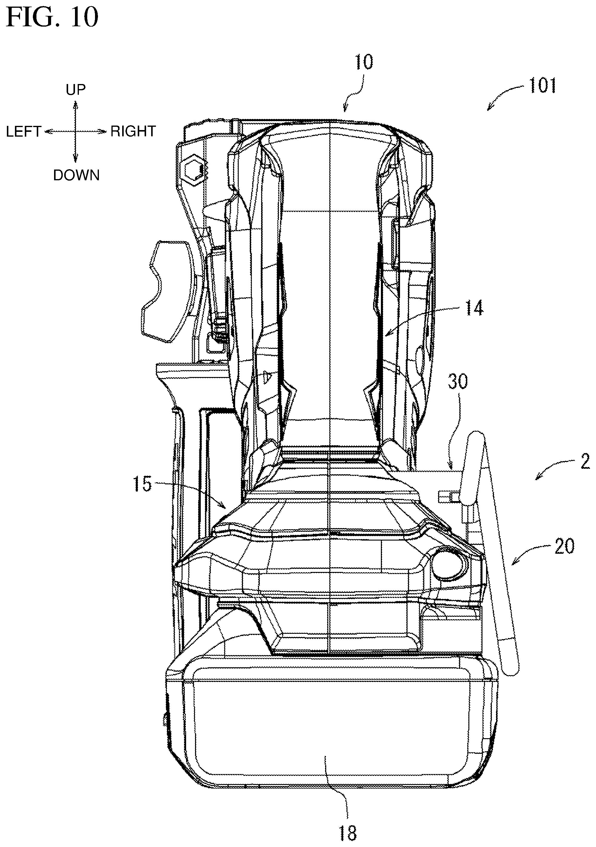 Patent US11772254 Figure 10 – Power tool and hook