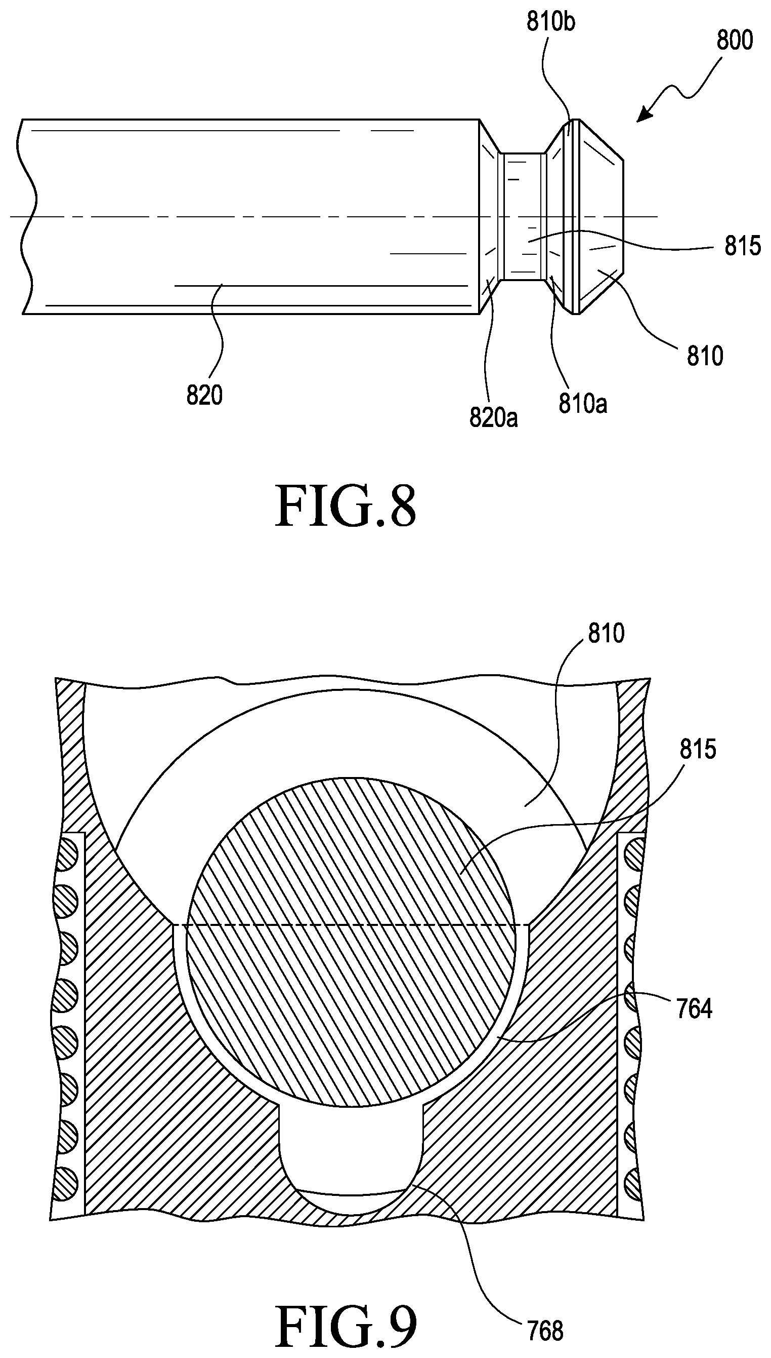 Patent US11772255 Figure 4 – Quick coupling apparatus on instrument handle