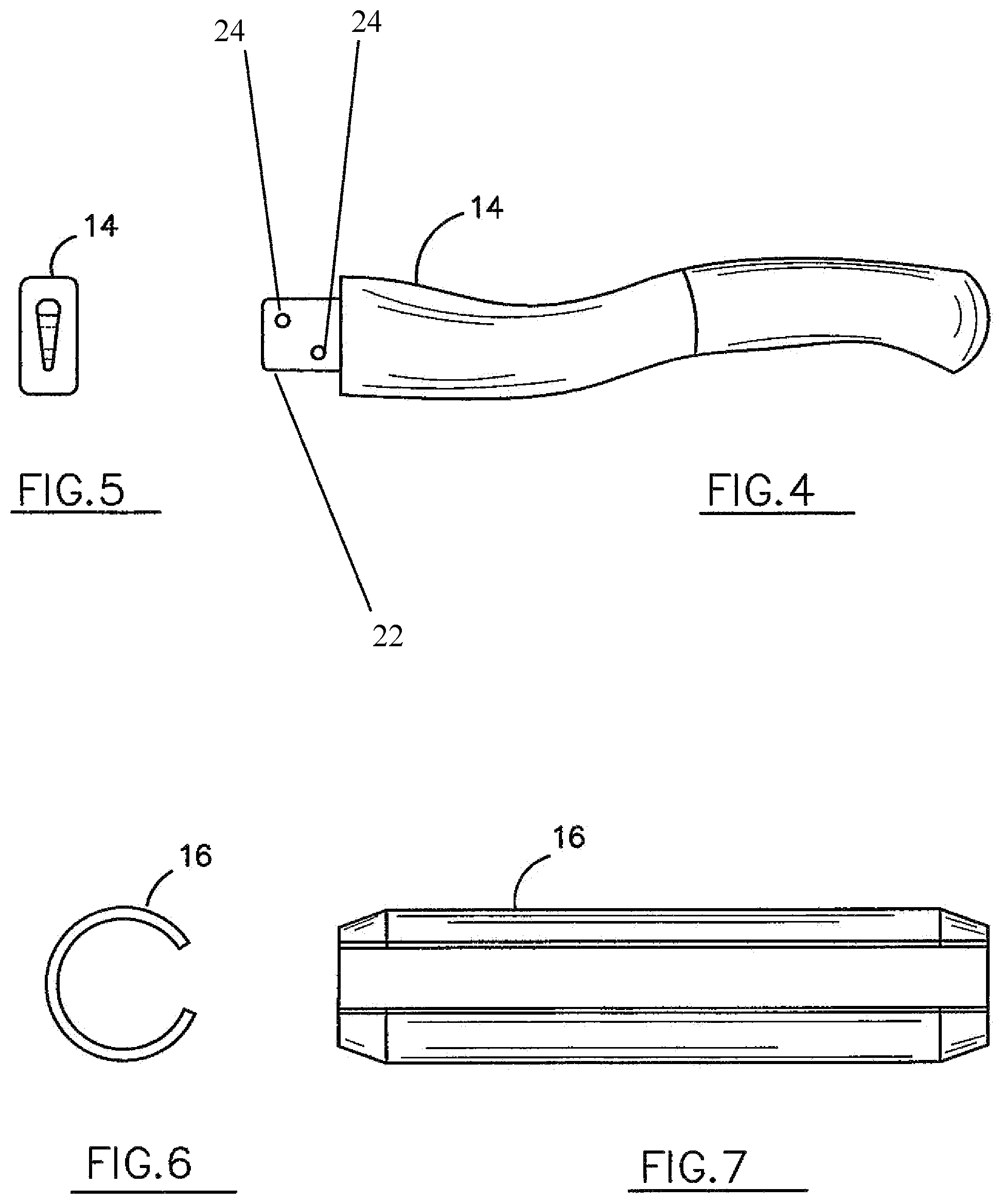 Patent US11772257 Figure 3 – Replacable axe head system and method