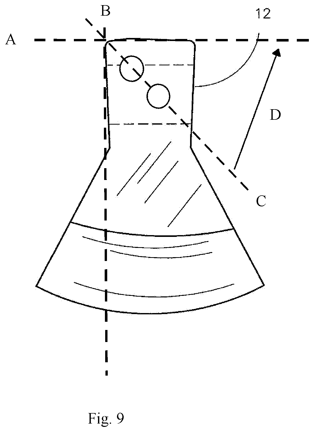 Patent US11772257 Figure 5 – Replacable axe head system and method