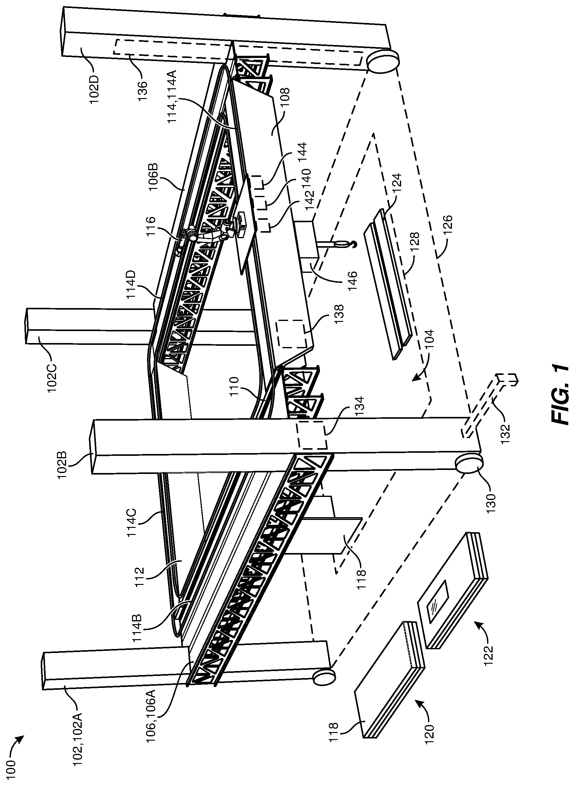 Patent US11772258 — Systems and methods for automated building construction — Figure 1