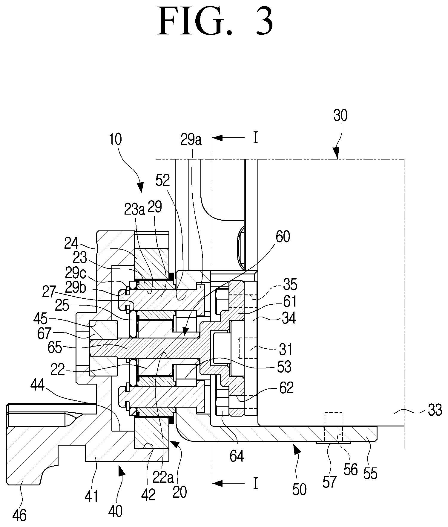 Patent US11772260 Figure 3 – Planetary gear transmission device and robot having the same