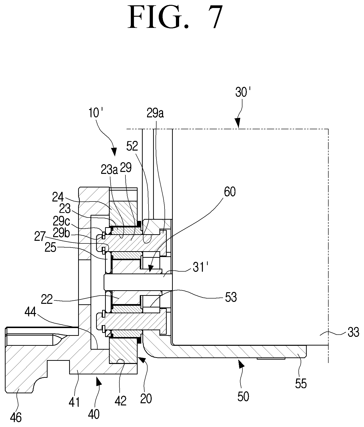 Patent US11772260 Figure 7 – Planetary gear transmission device and robot having the same