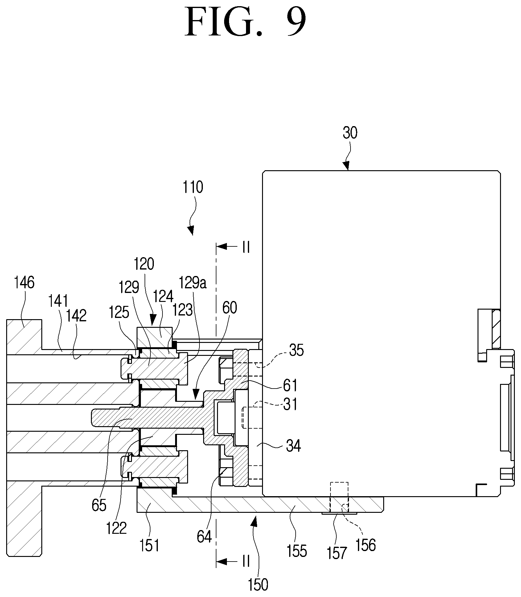 Patent US11772260 Figure 9 – Planetary gear transmission device and robot having the same