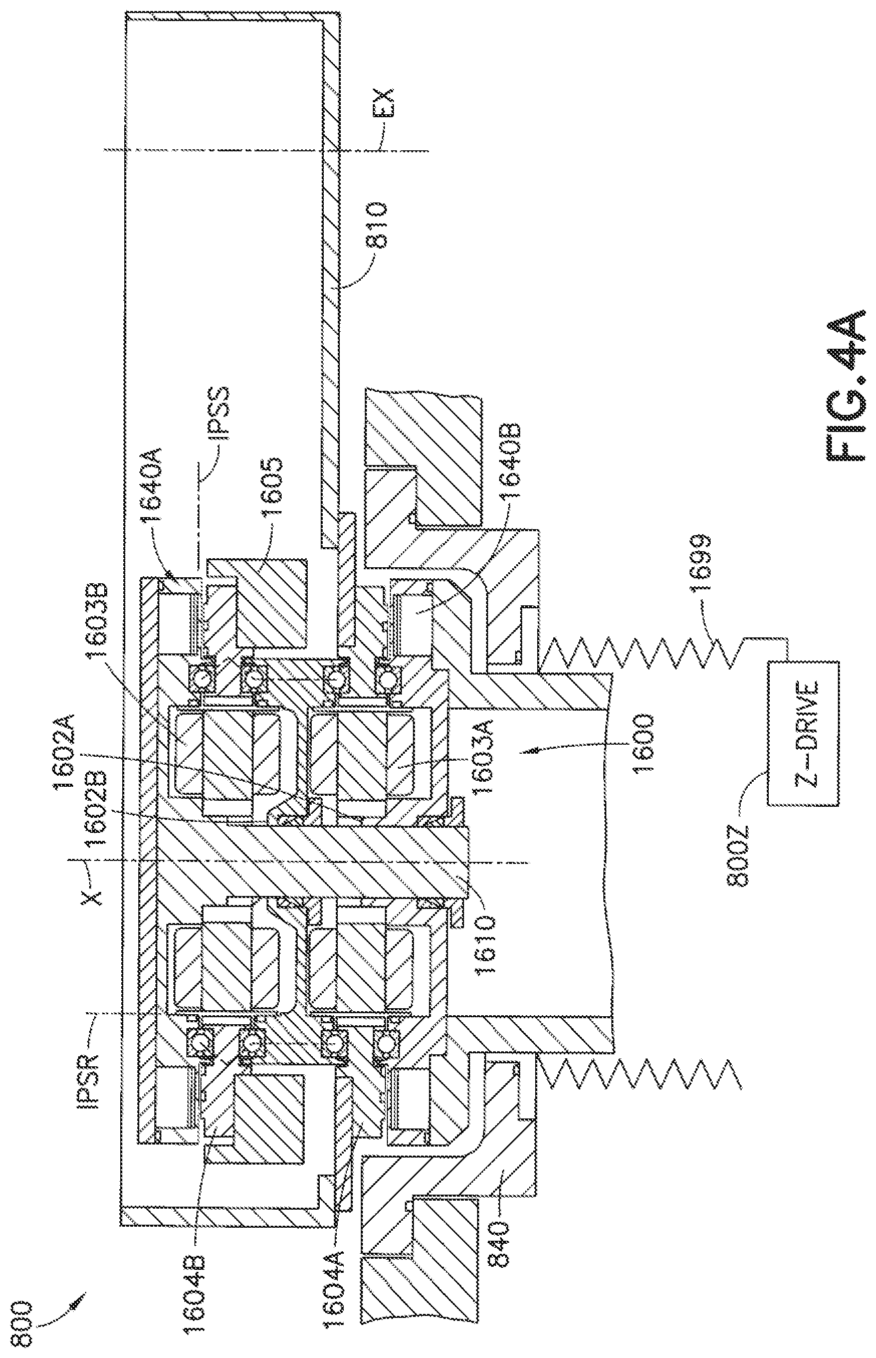 Patent US11772261 Figure 4 – Compact direct drive spindle
