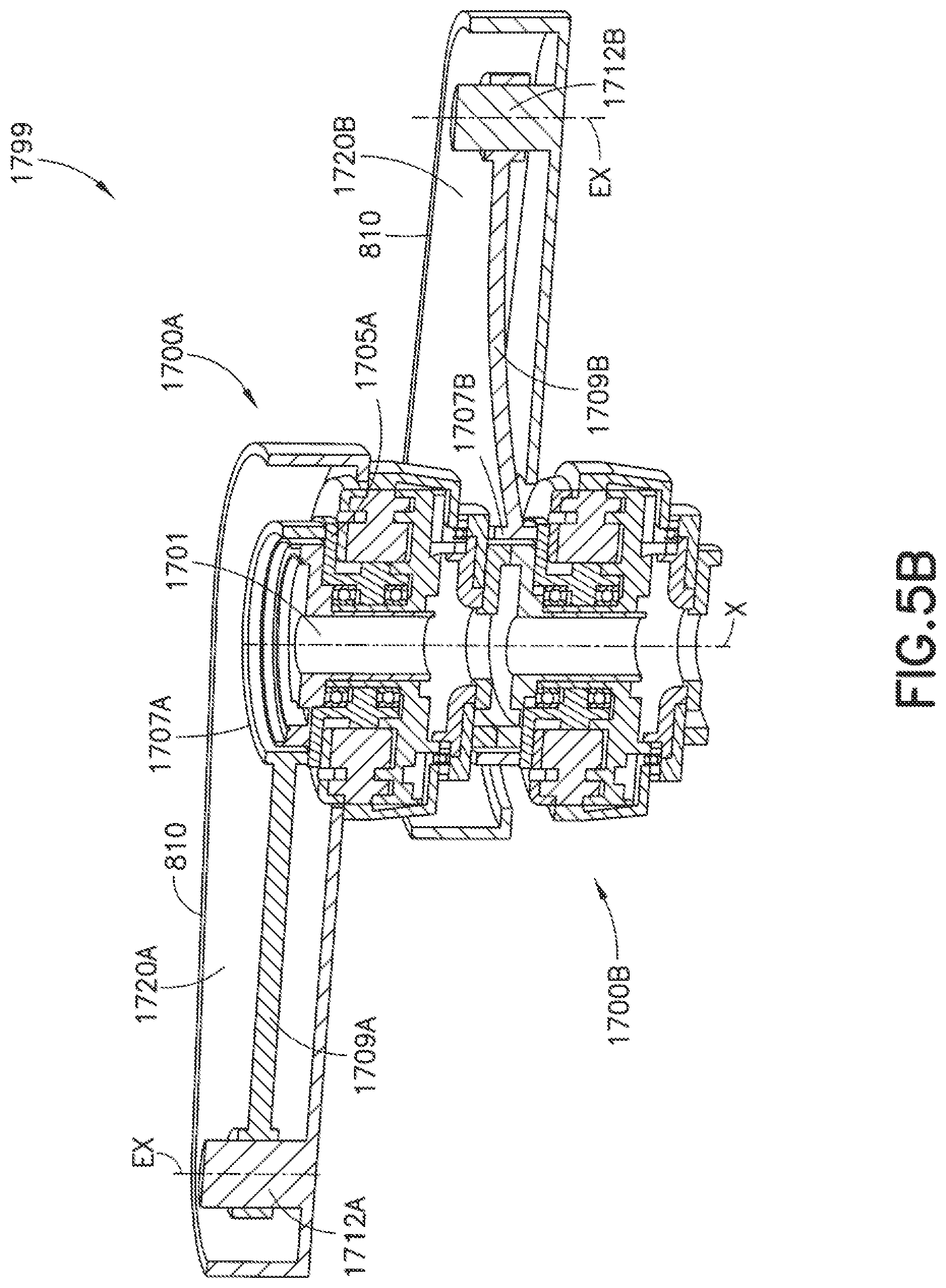 Patent US11772261 Figure 9 – Compact direct drive spindle