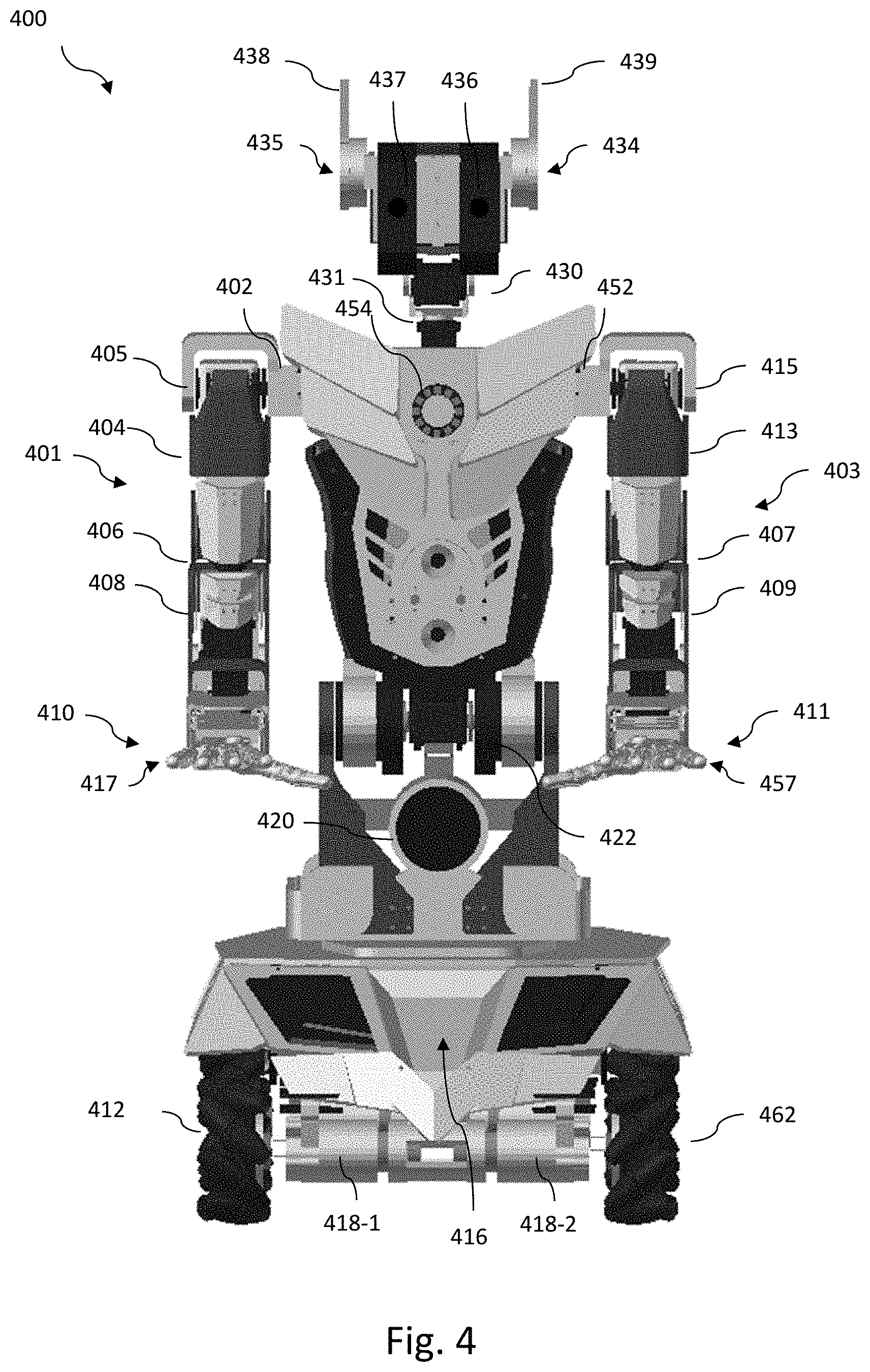 Patent US11772266 Figure 4 – Systems, devices, articles, and methods for using trained robots
