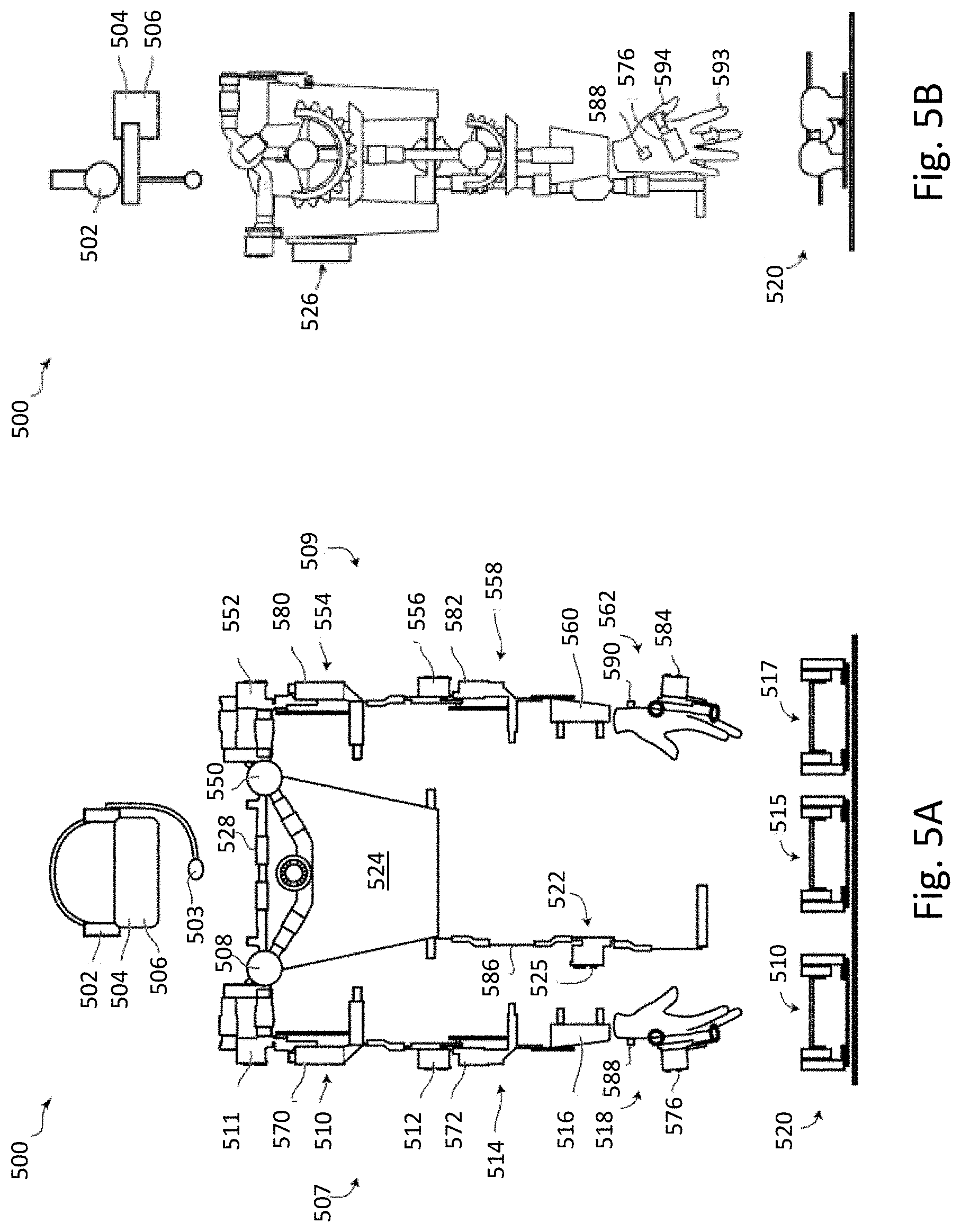 Patent US11772266 Figure 5 – Systems, devices, articles, and methods for using trained robots