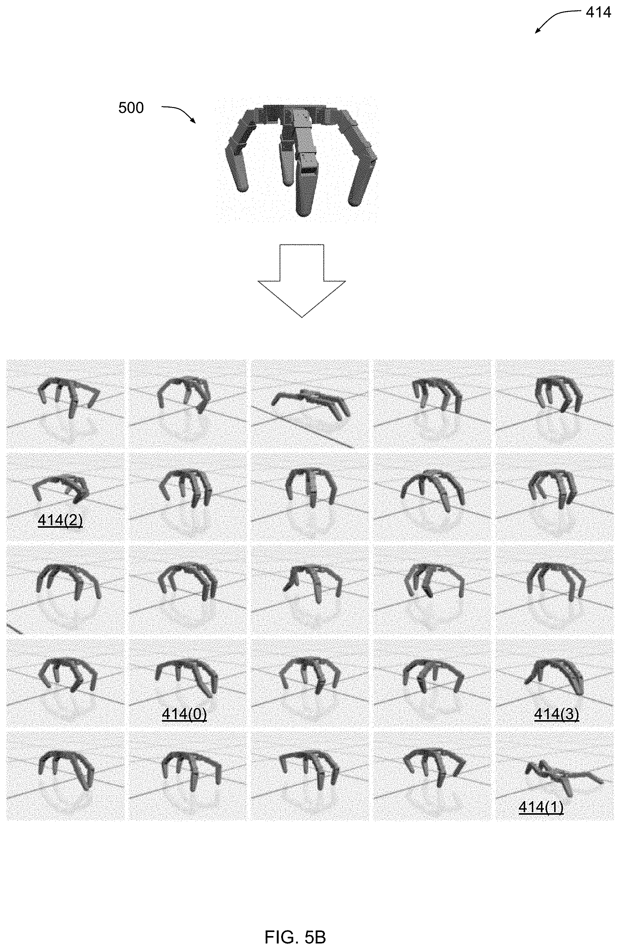 Patent US11772275 Figure 6 – Generative design techniques for robot behavior
