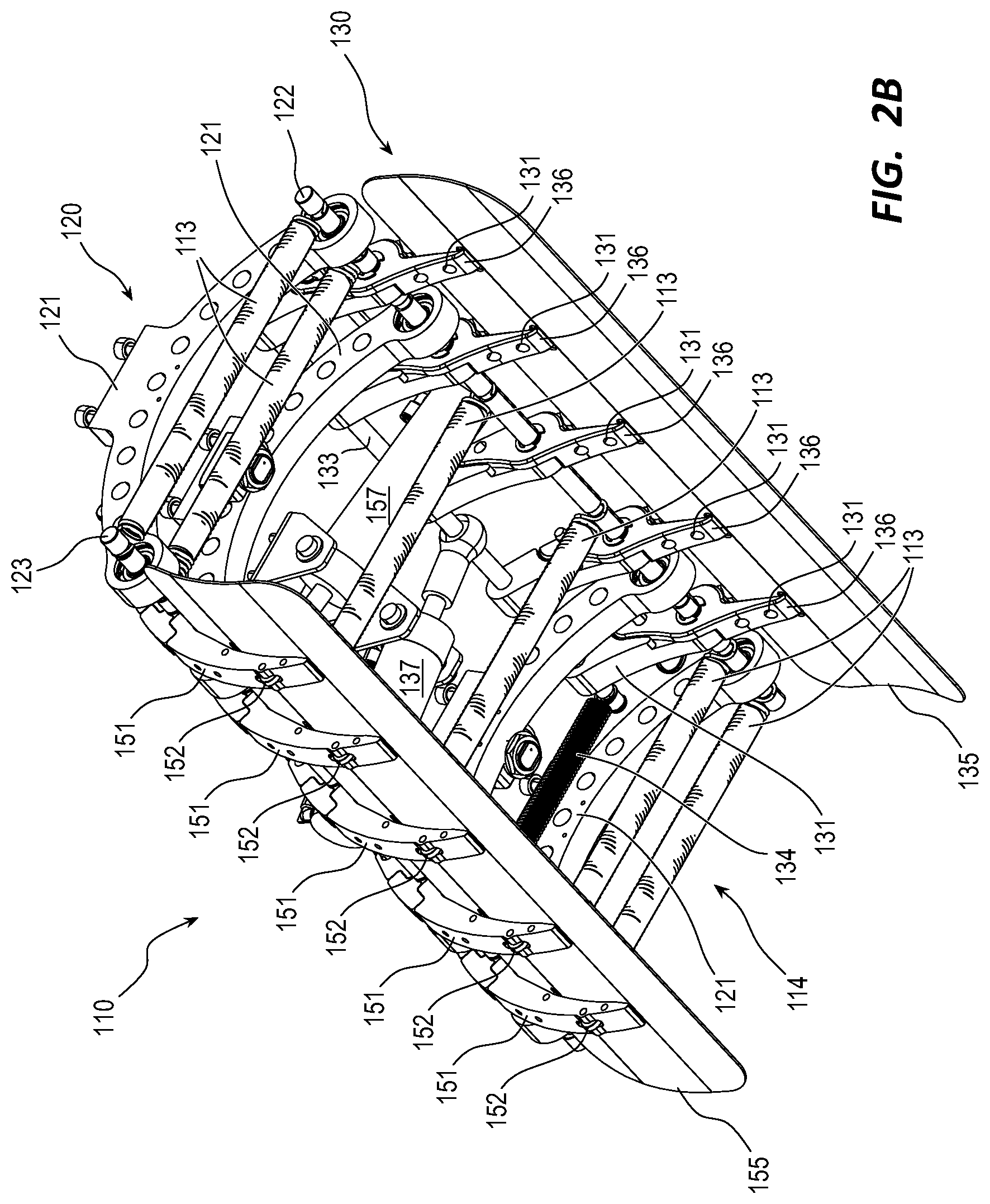 Patent US11772279 Figure 3 – Product stacking end of arm tool