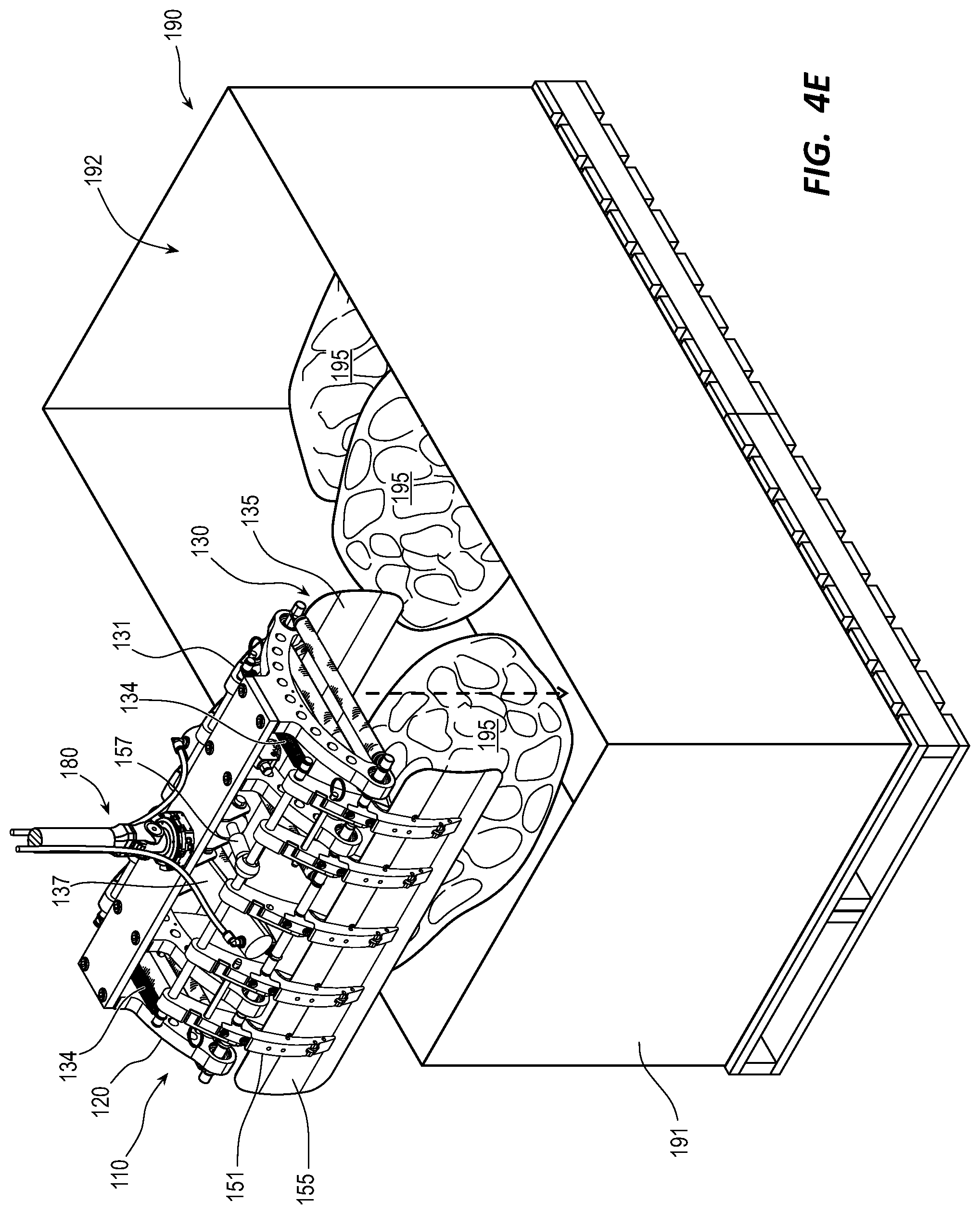 Patent US11772279 Figure 10 – Product stacking end of arm tool