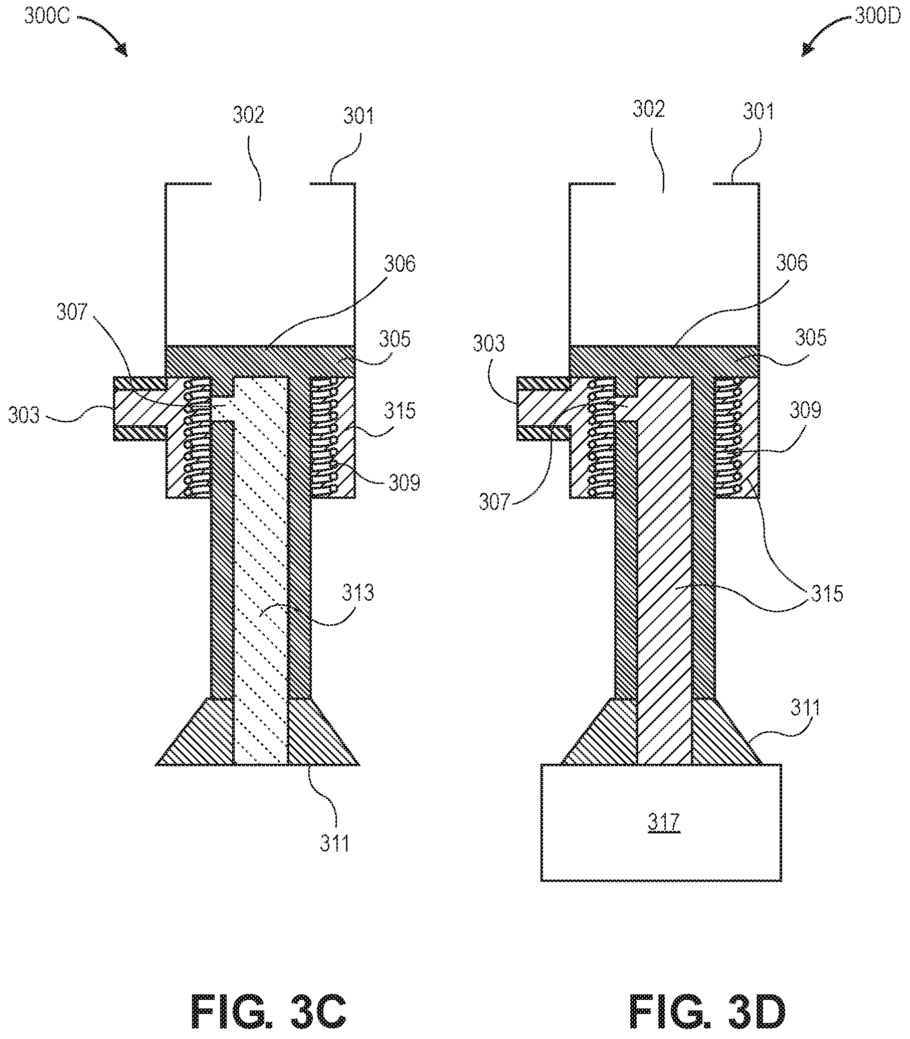Patent US11772281 Figure 5 – Vacuum-actuated end of arm tools with suction cups and extendible pistons
