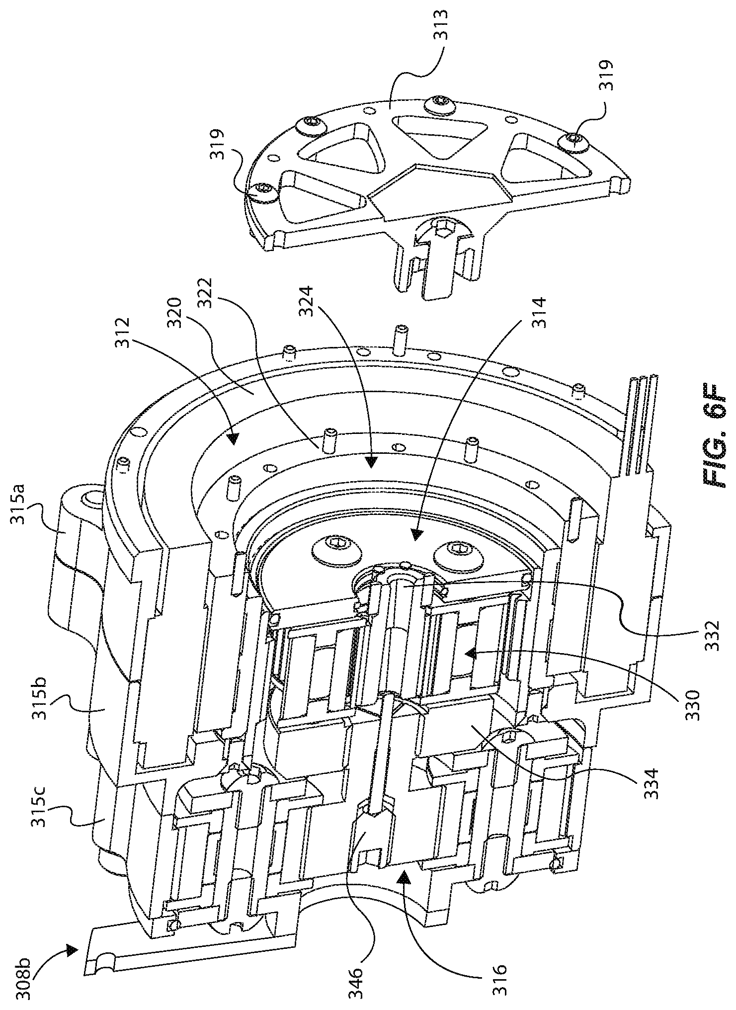 Patent US11772283 Figure 19 – Clutched joint modules having a quasi-passive elastic actuator for a robotic assembly