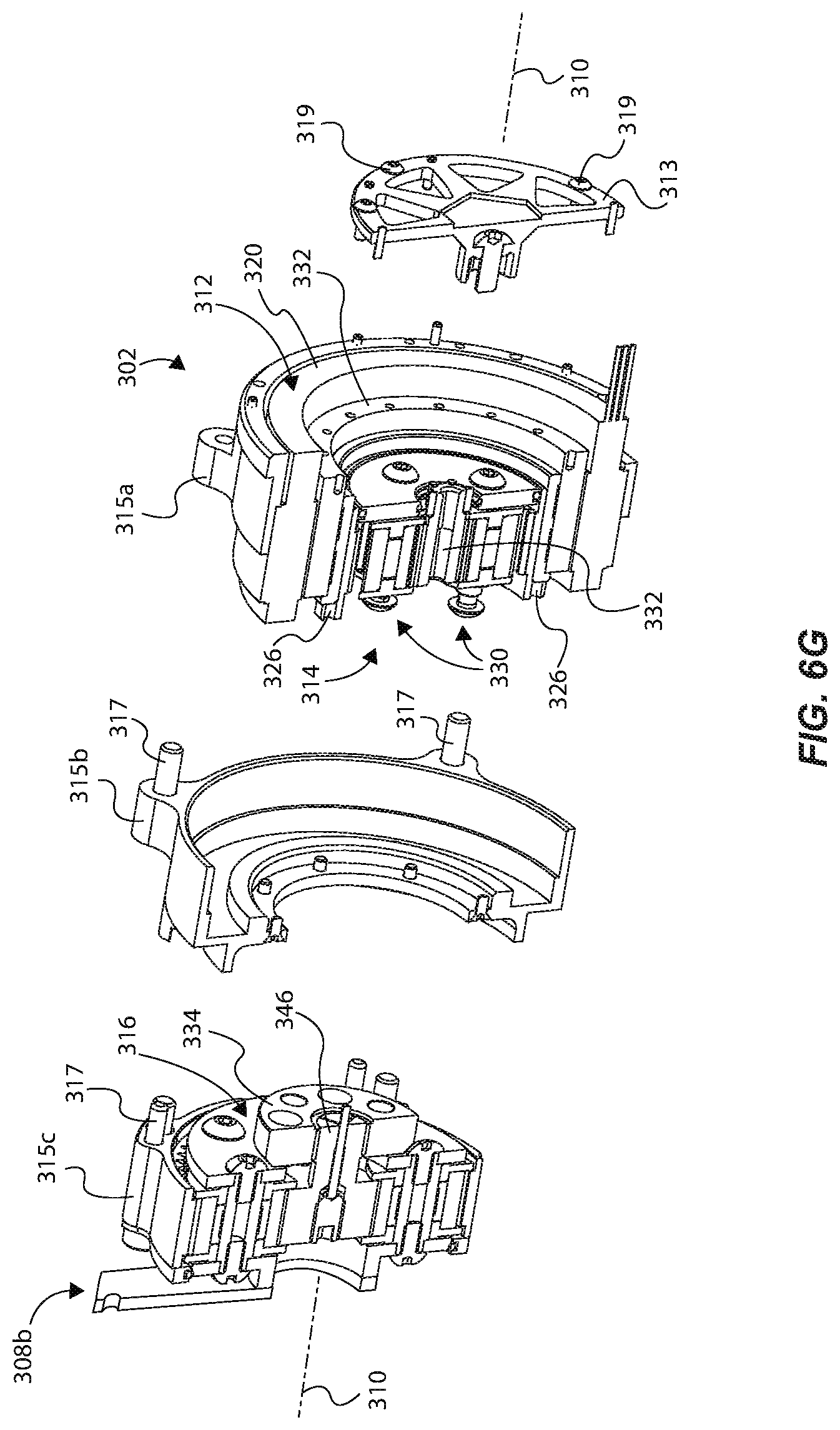 Patent US11772283 Figure 20 – Clutched joint modules having a quasi-passive elastic actuator for a robotic assembly
