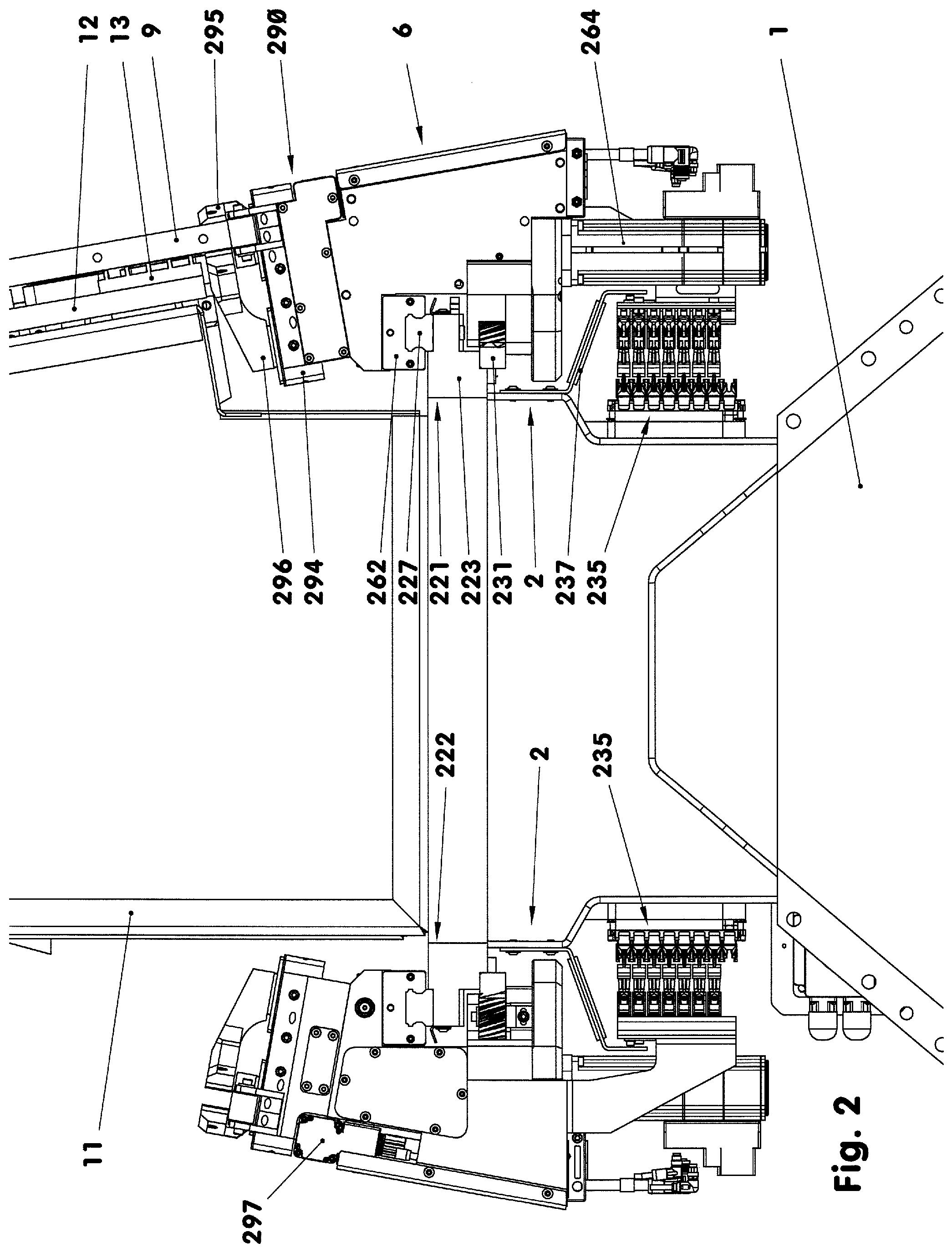 Patent US11772284 Figure 2 – Power supply system for a transport and/or machining system