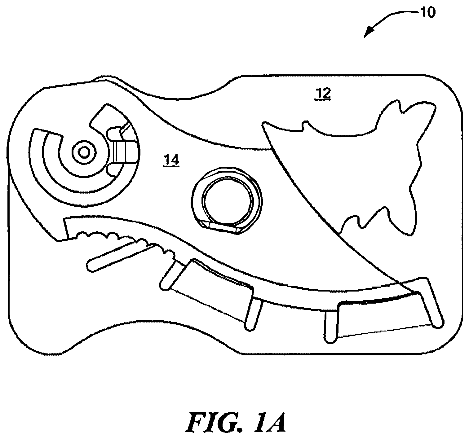 Patent US11772286 Figure 1 – Low profile pocket tool