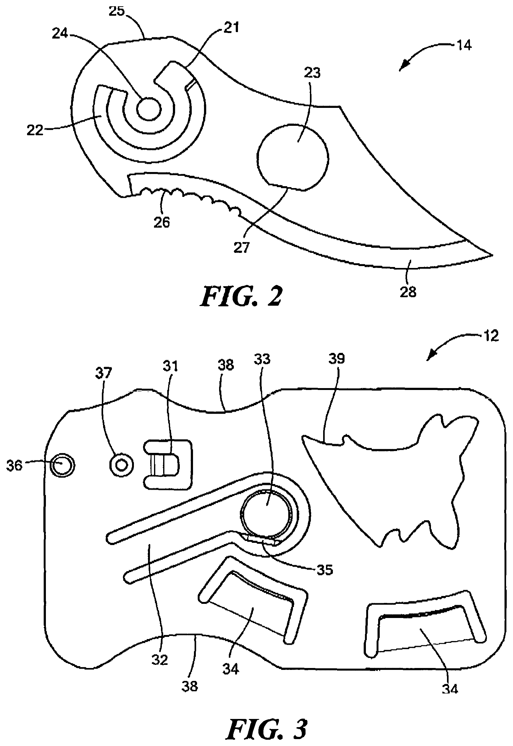 Patent US11772286 Figure 3 – Low profile pocket tool