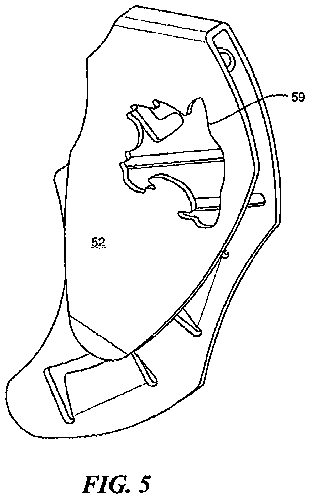 Patent US11772286 Figure 5 – Low profile pocket tool