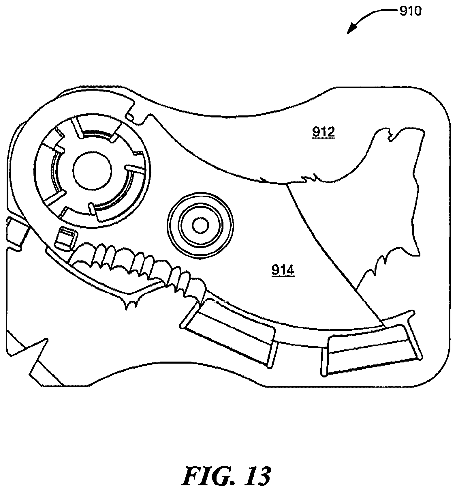 Patent US11772286 Figure 13 – Low profile pocket tool