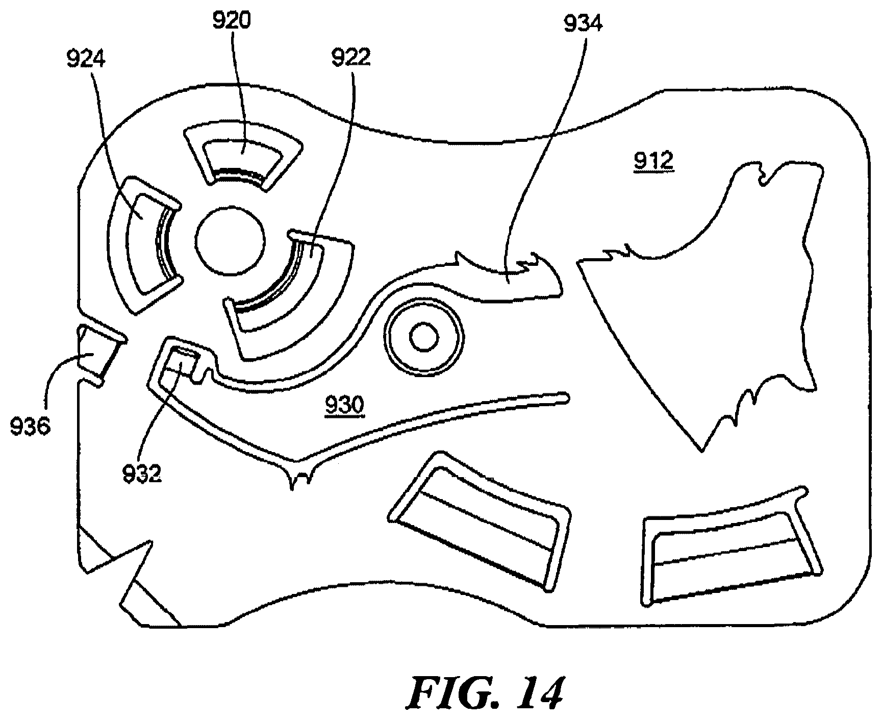 Patent US11772286 Figure 14 – Low profile pocket tool
