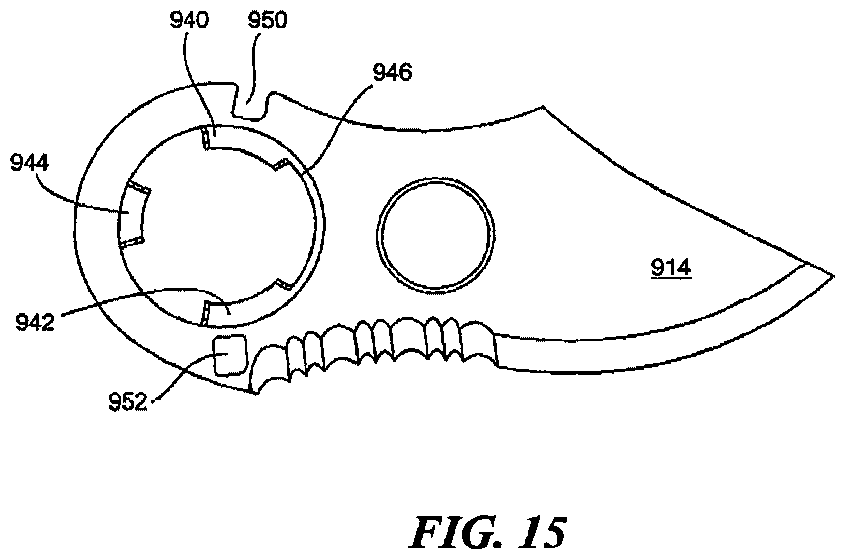 Patent US11772286 Figure 15 – Low profile pocket tool