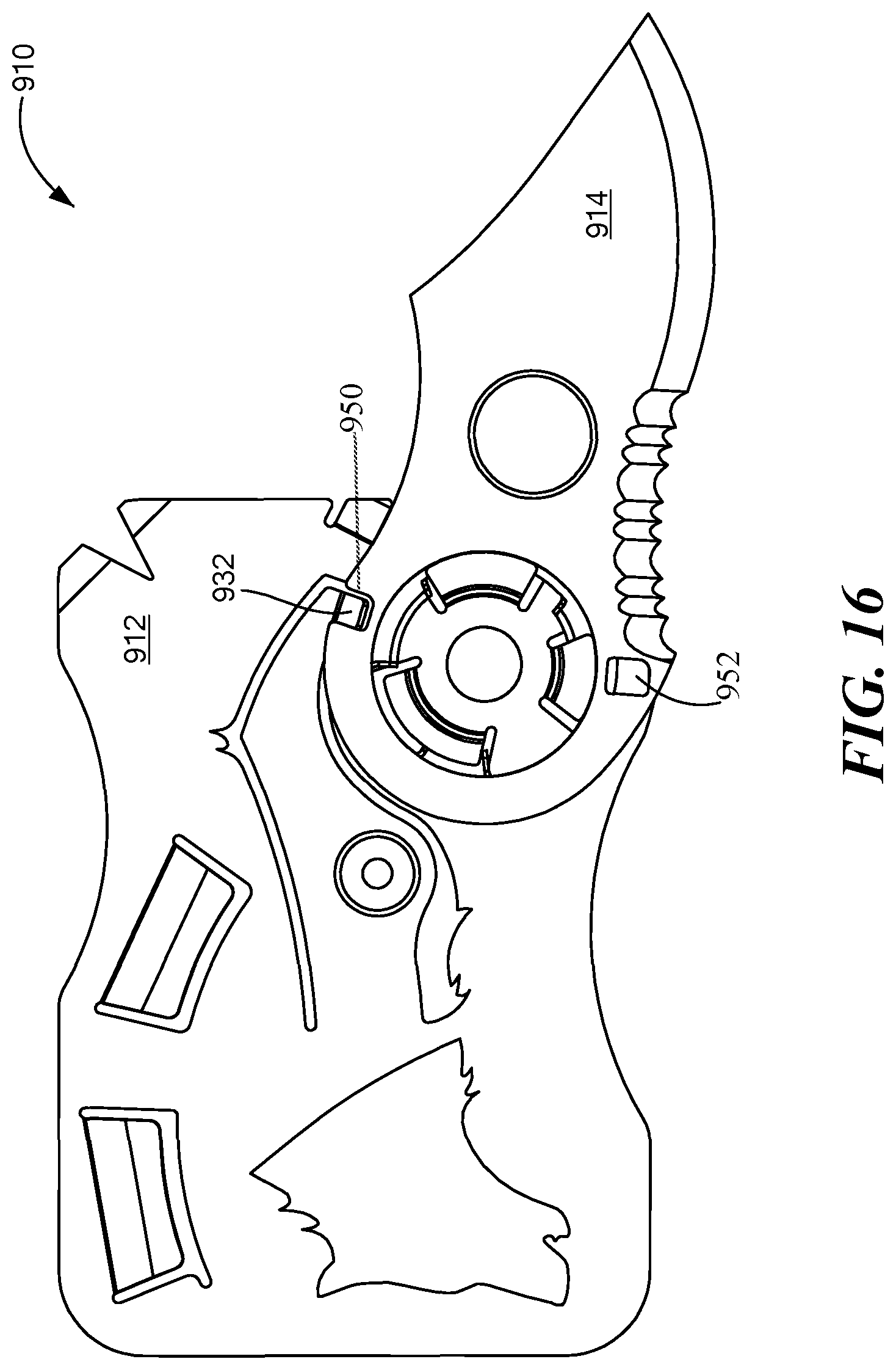 Patent US11772286 Figure 16 – Low profile pocket tool