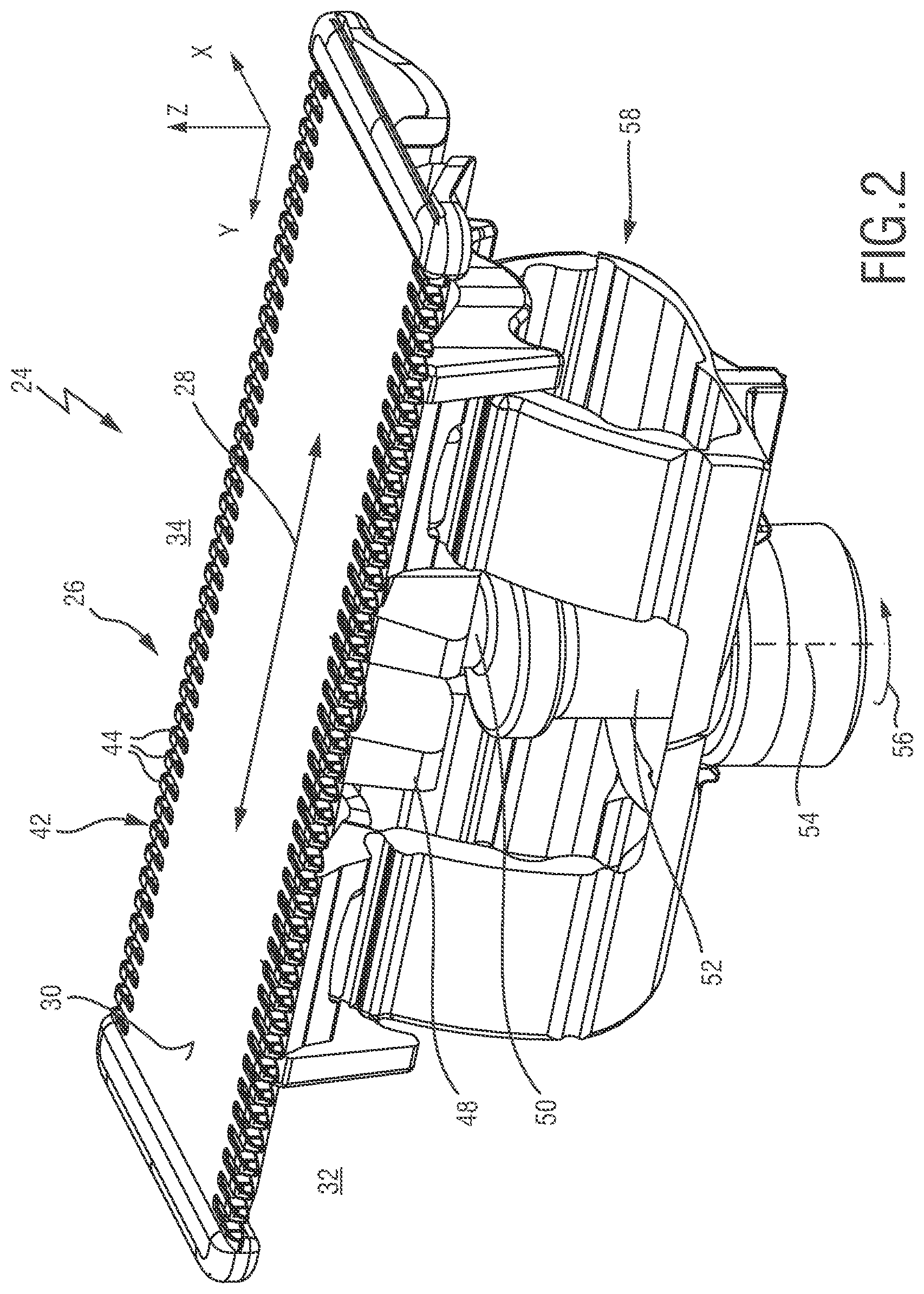 Patent US11772290 Figure 2 – Stationary blade and manufacturing method