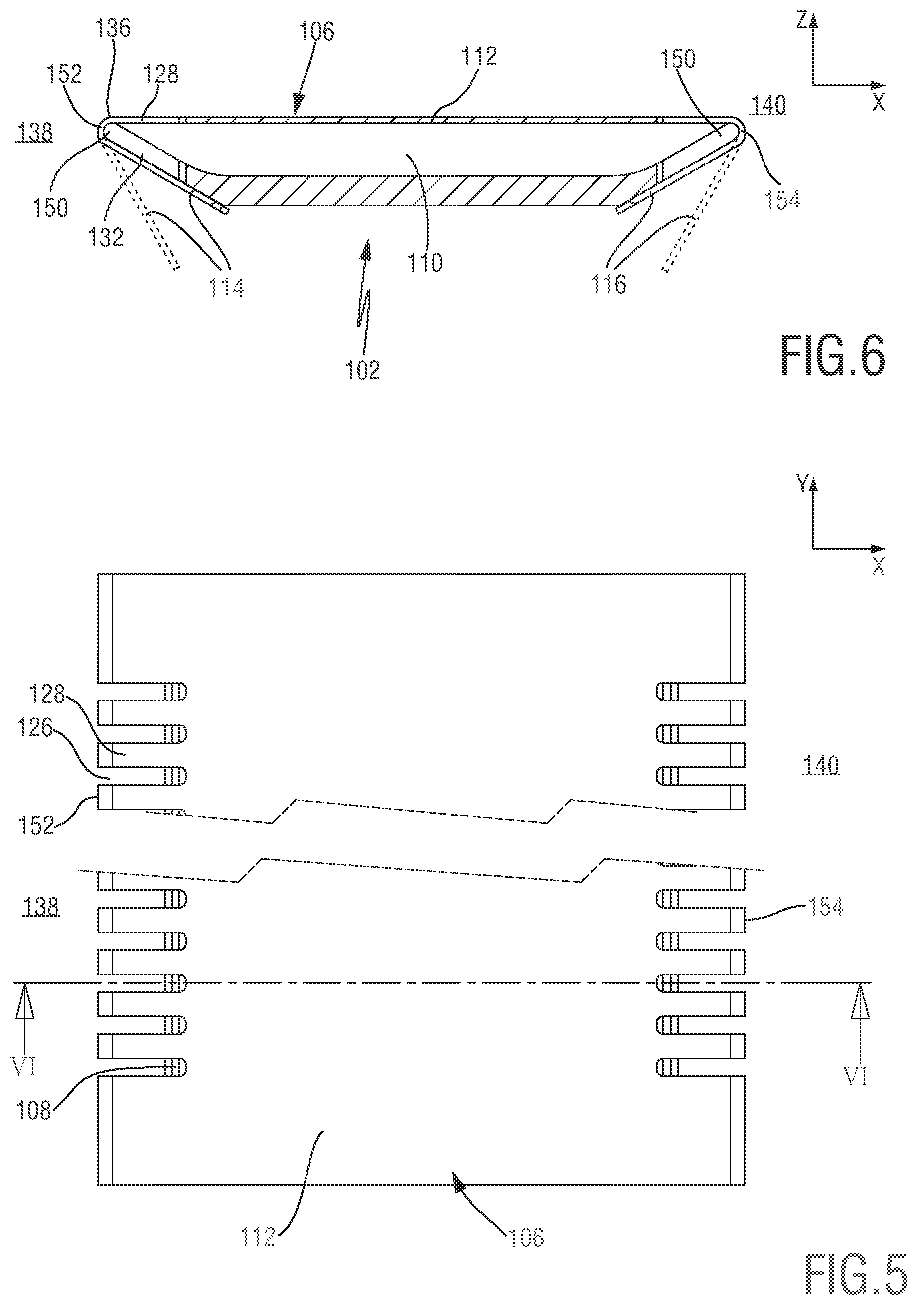 Patent US11772290 Figure 5 – Stationary blade and manufacturing method