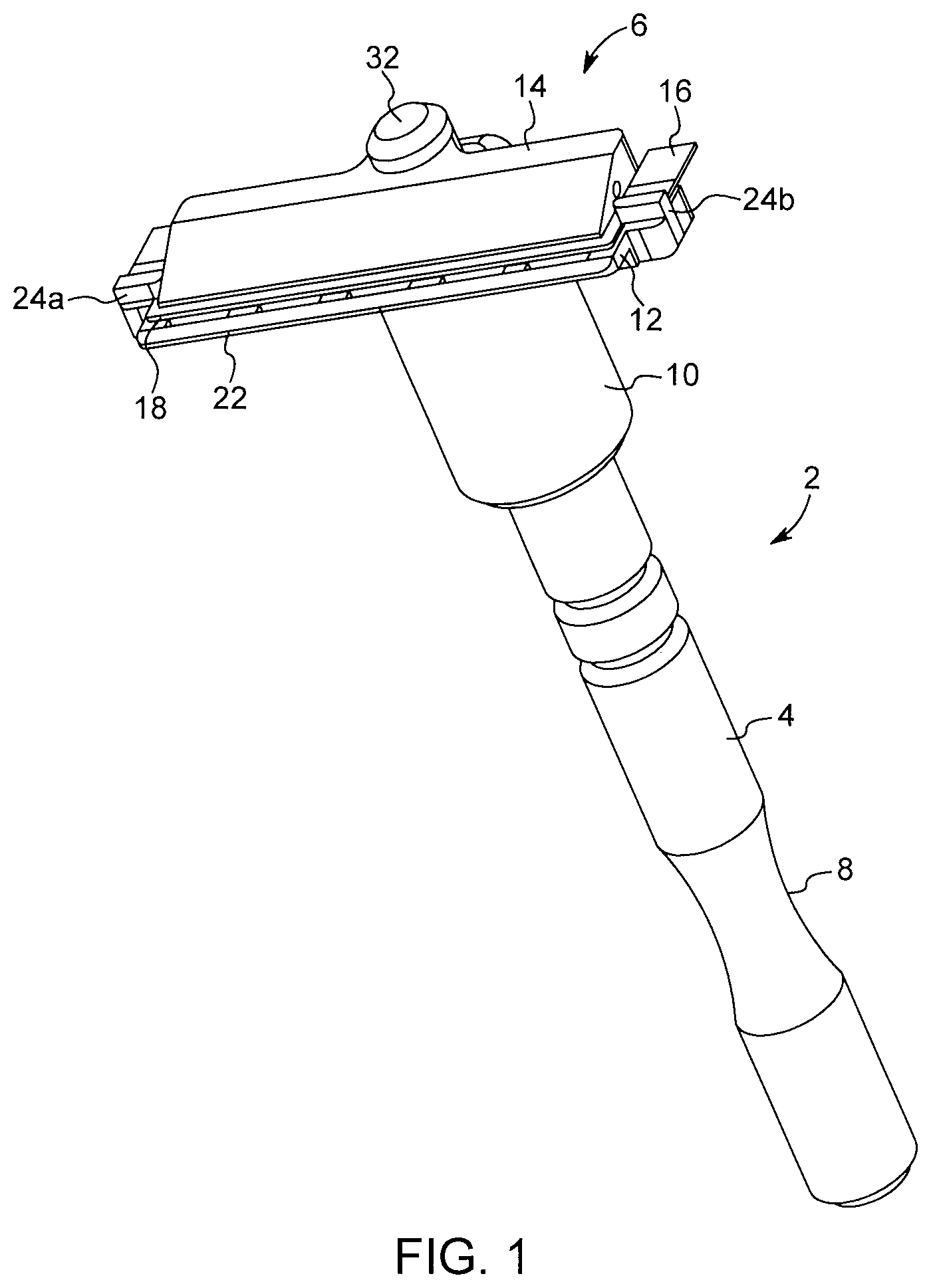 Patent US11772291 Figure 1 – Trimmer razor with cam track