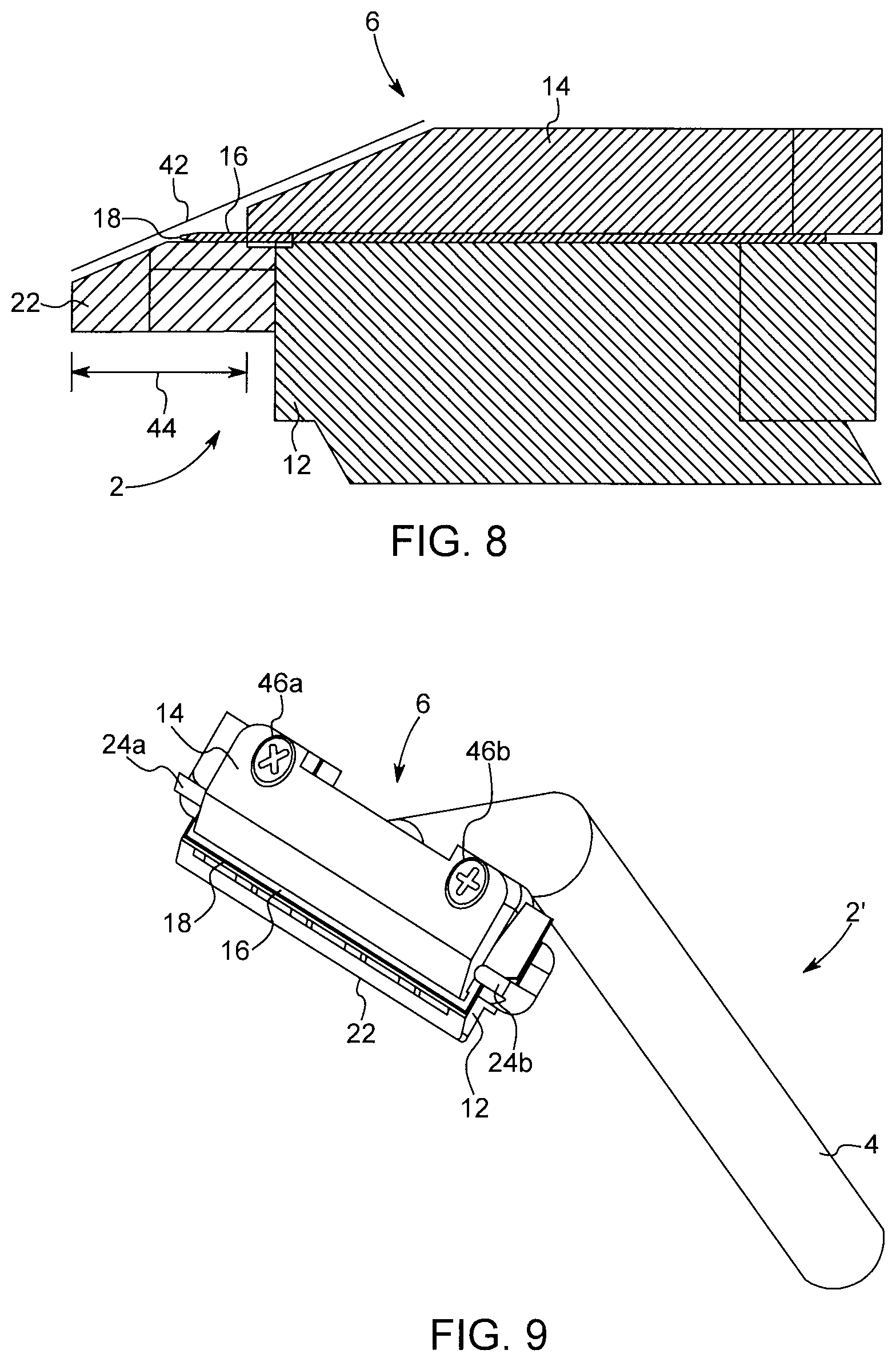 Patent US11772291 Figure 8 – Trimmer razor with cam track