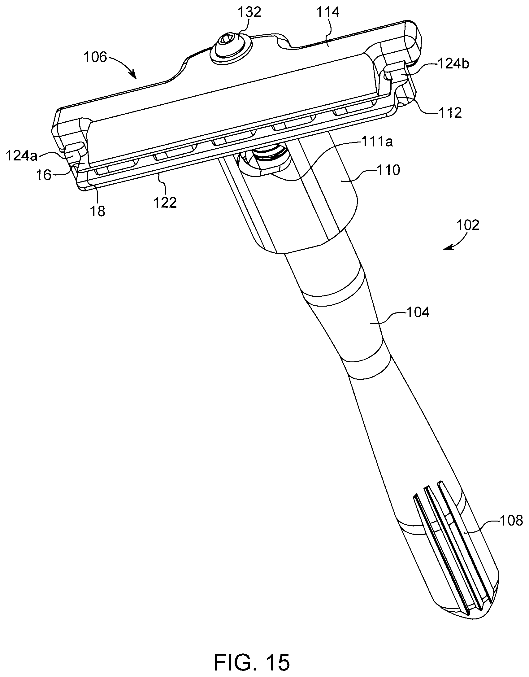 Patent US11772291 Figure 12 – Trimmer razor with cam track