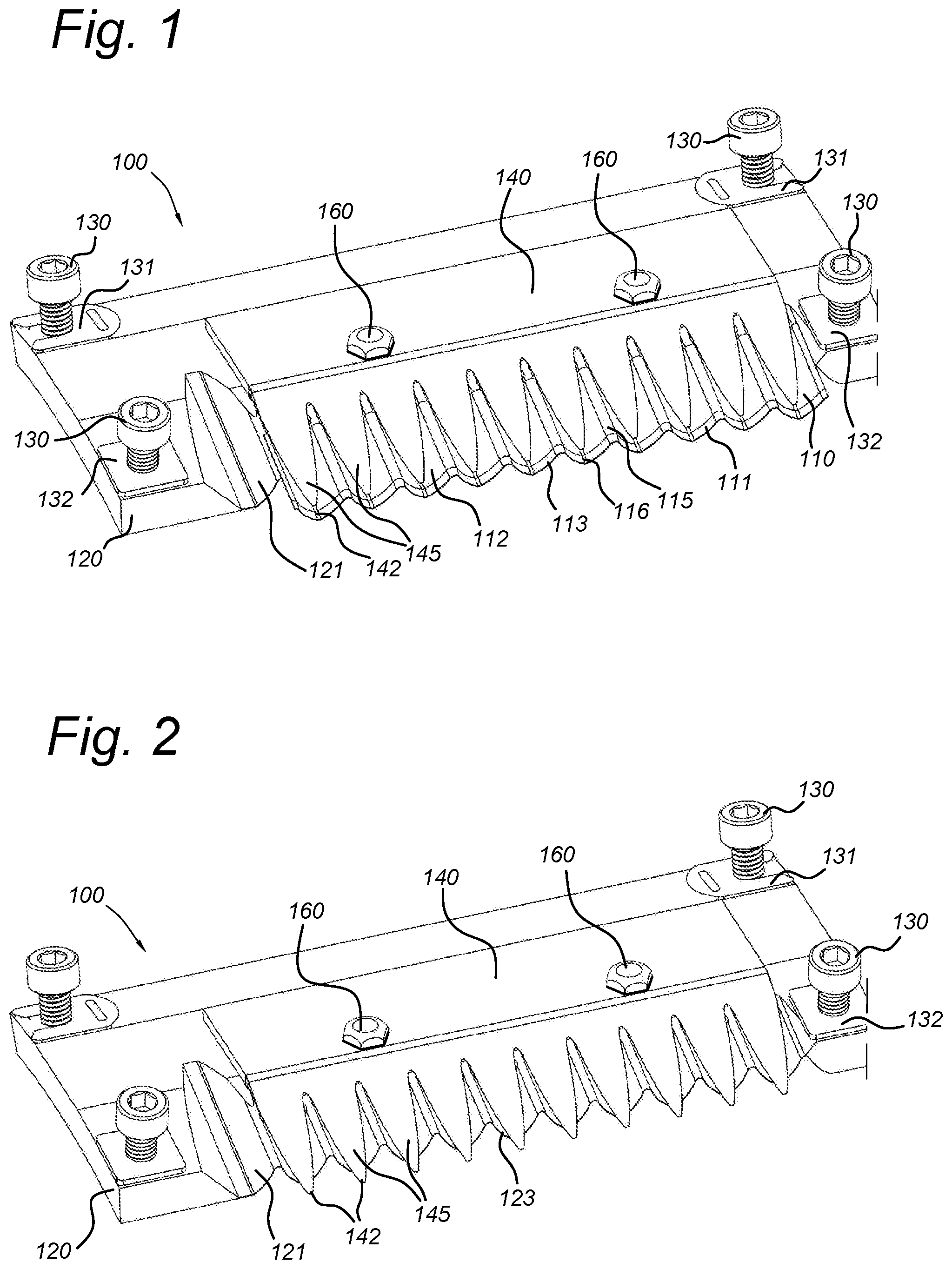 Patent US11772293 — Knife assembly and cutting system equipped with same — Figure 1