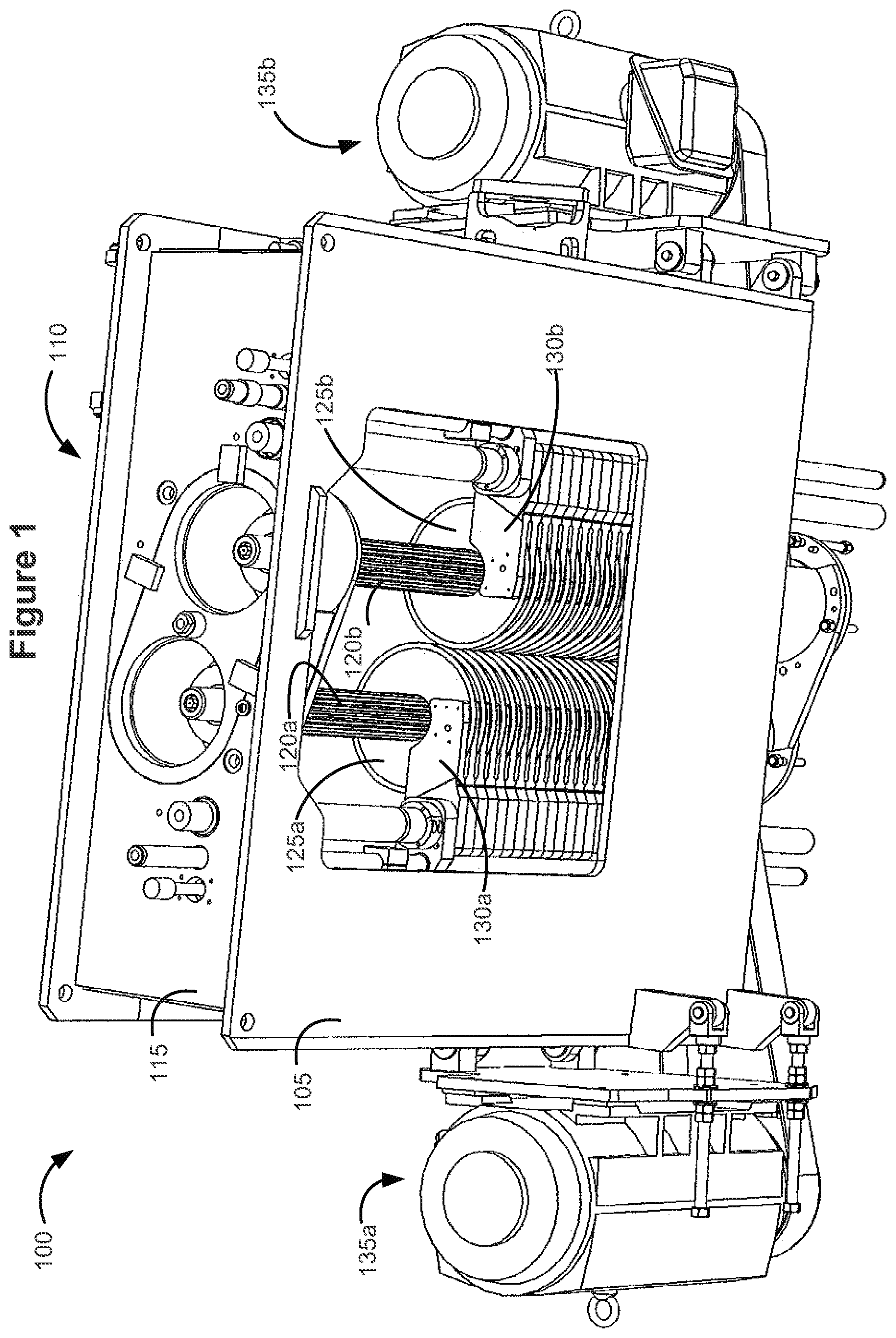 Patent US11772294 — Double arbor vertical shape saw — Figure 1