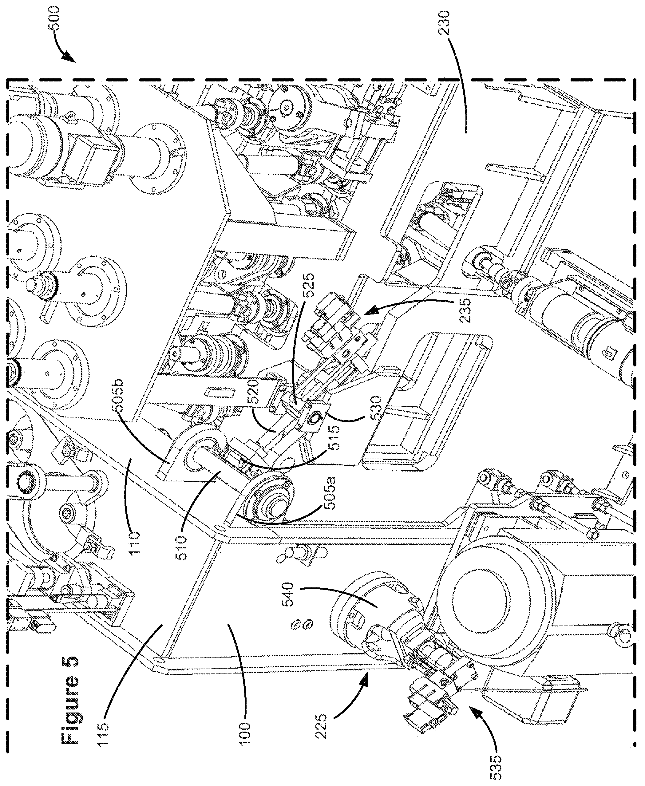 Patent US11772294 Figure 5 – Double arbor vertical shape saw