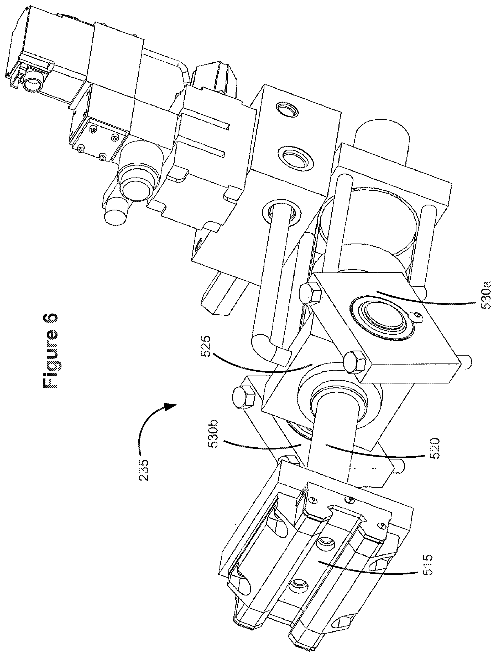 Patent US11772294 Figure 6 – Double arbor vertical shape saw