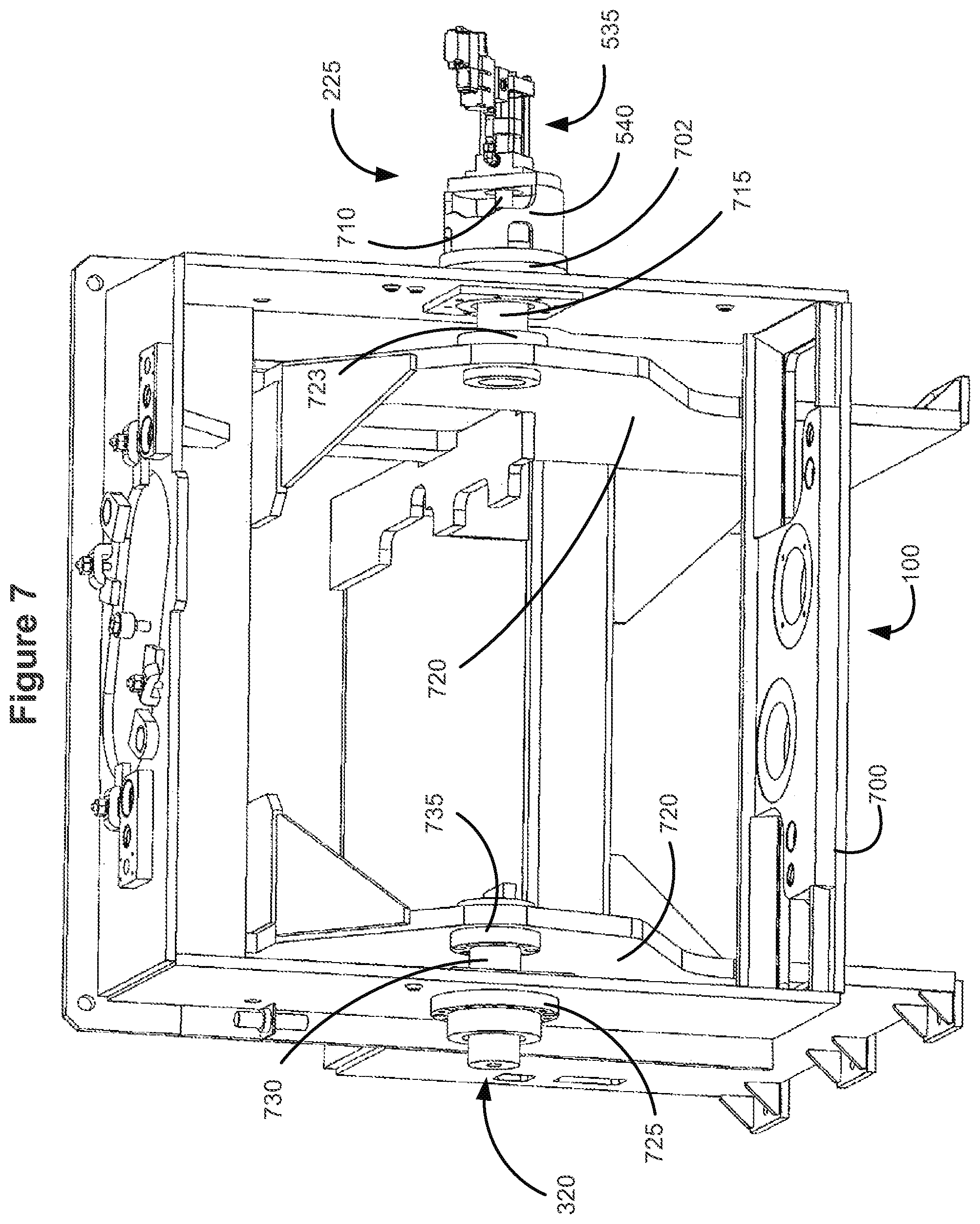 Patent US11772294 Figure 7 – Double arbor vertical shape saw