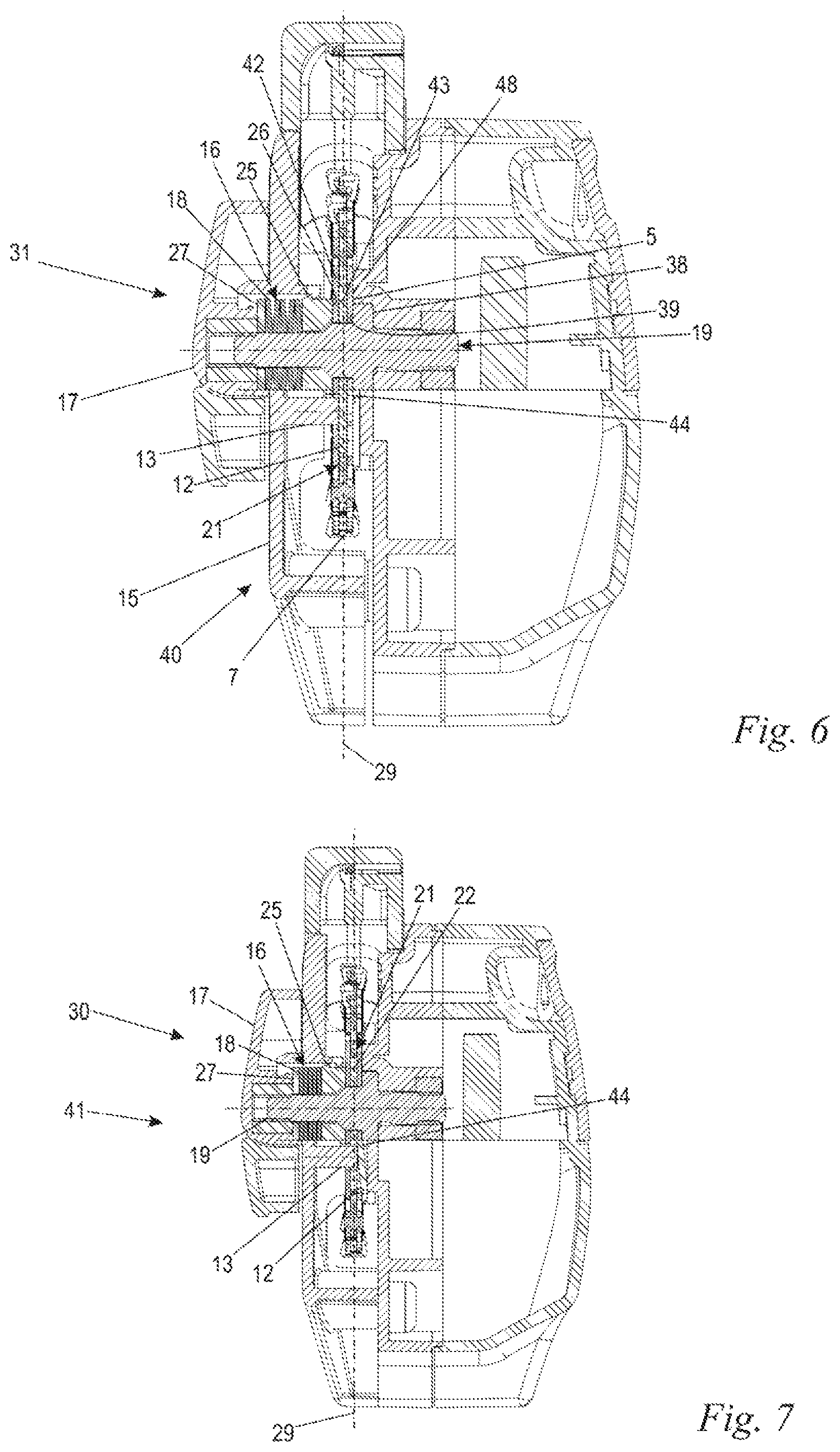 Patent US11772295 Figure 3 – Chain saw and method for tensioning a saw chain of a chain saw