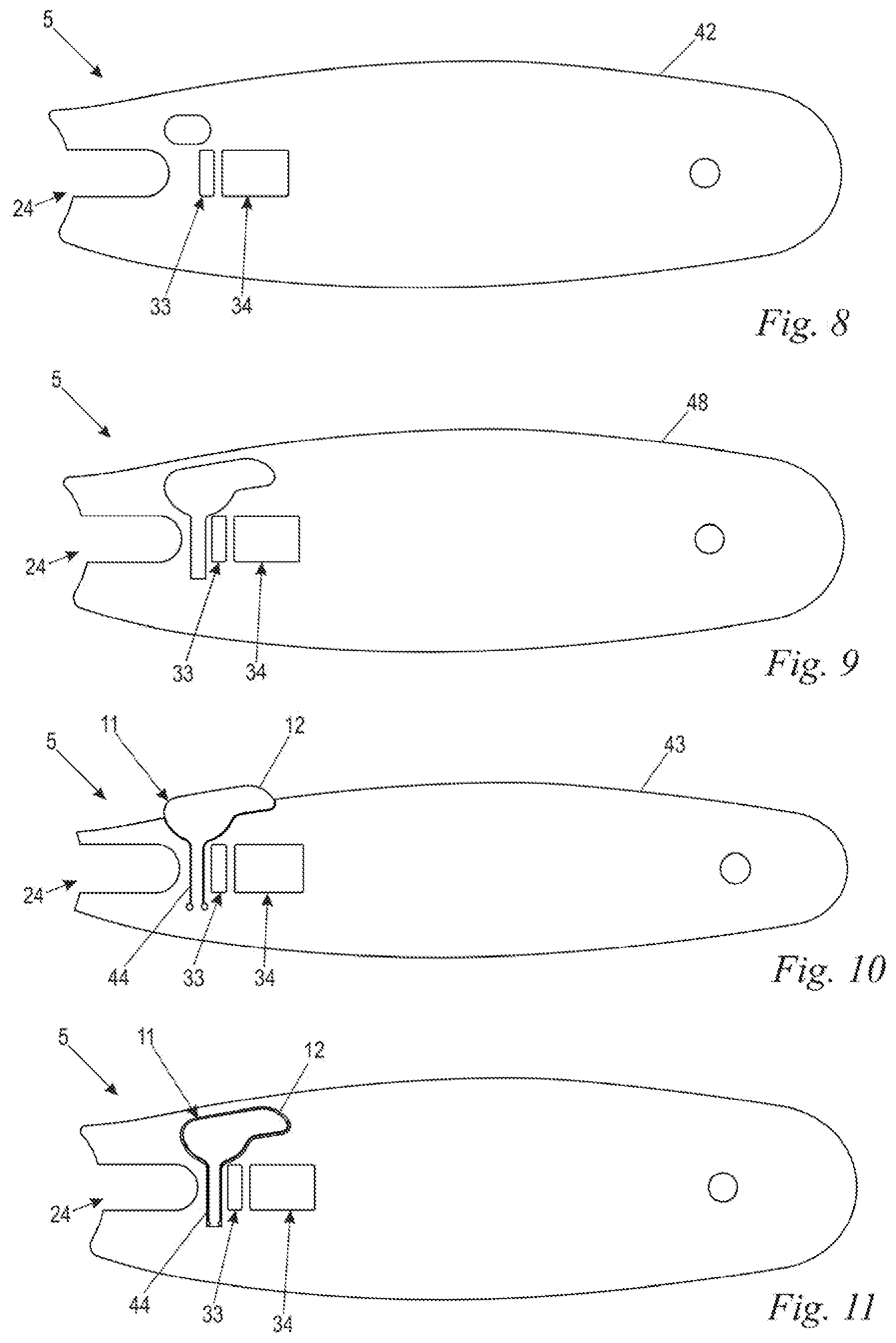 Patent US11772295 Figure 4 – Chain saw and method for tensioning a saw chain of a chain saw