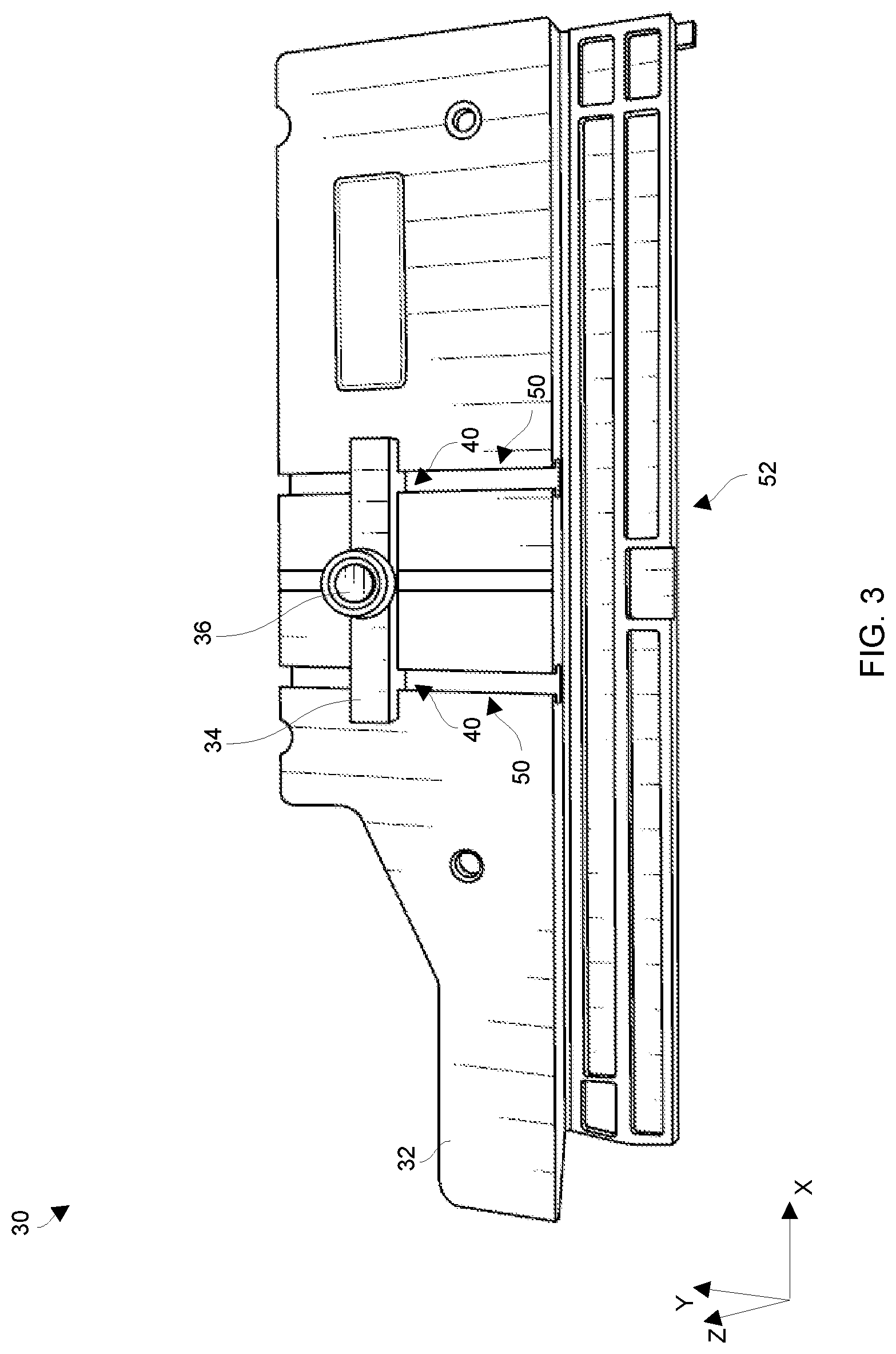 Patent US11772296 Figure 3 – Utilizing a fence assembly that provides surfaces at different angles