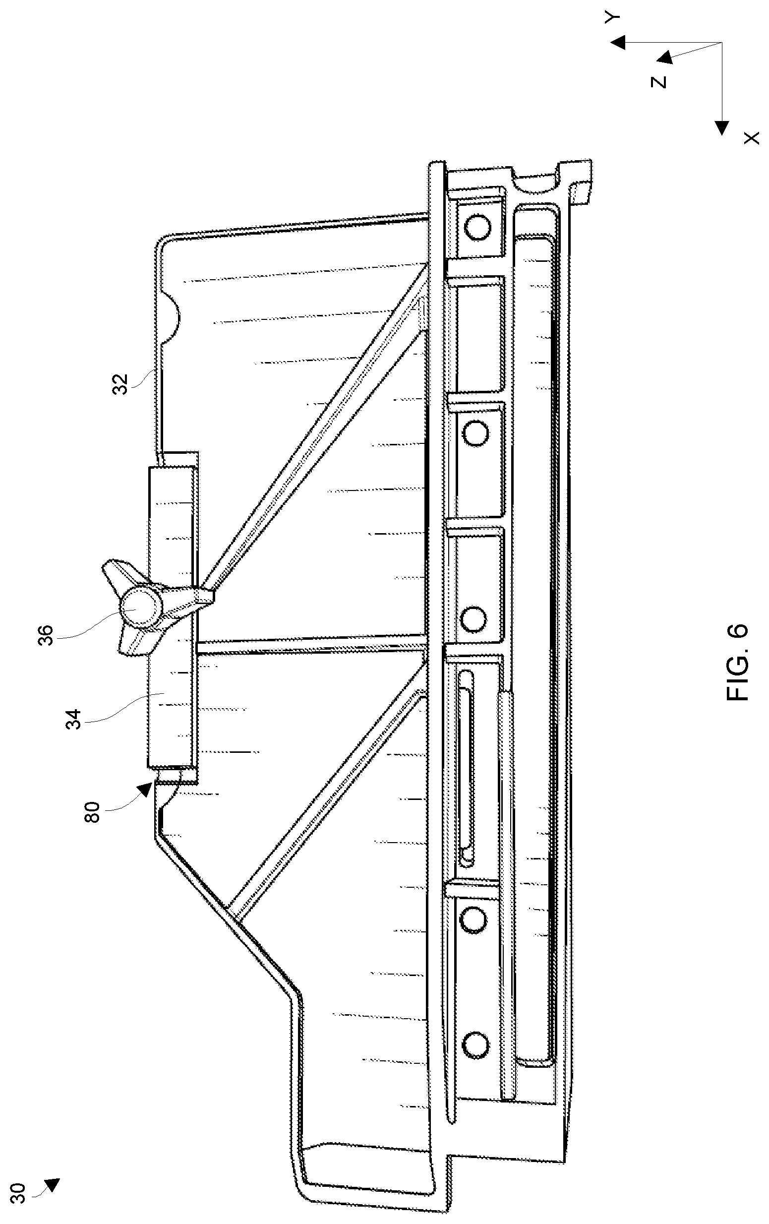Patent US11772296 Figure 6 – Utilizing a fence assembly that provides surfaces at different angles