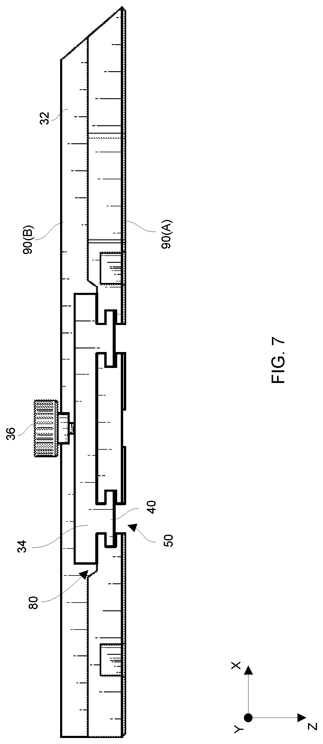 Patent US11772296 Figure 7 – Utilizing a fence assembly that provides surfaces at different angles