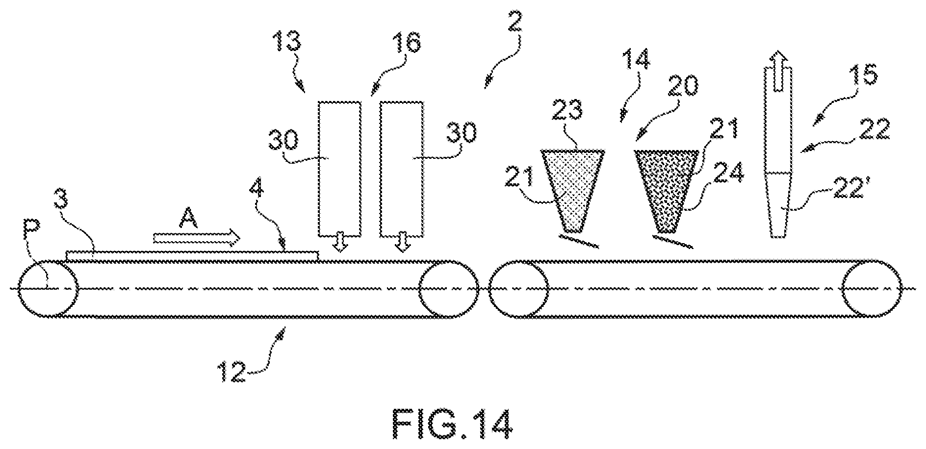 Patent US11772299 Figure 7 – Method and machine for the surface decoration of a ceramic article