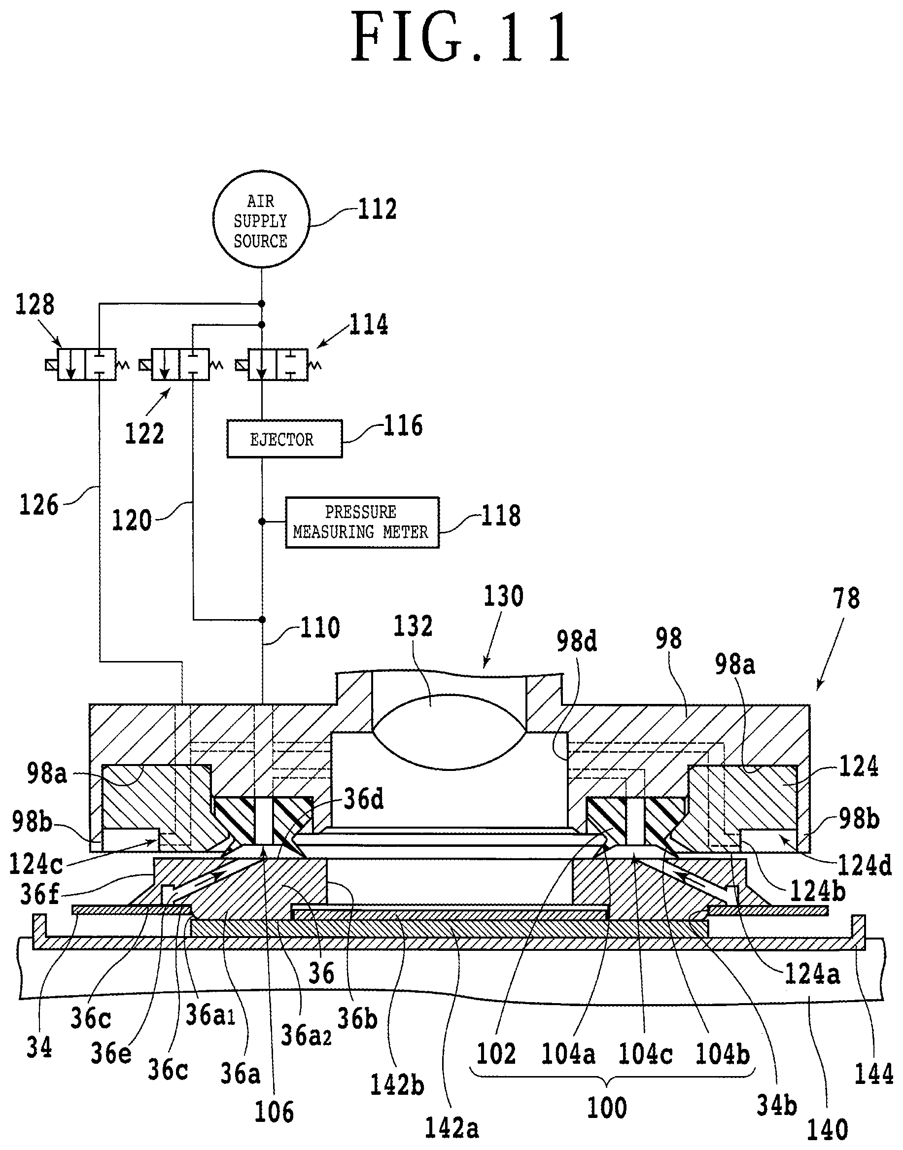 Patent US11772300 Figure 11 – Blade holding jig