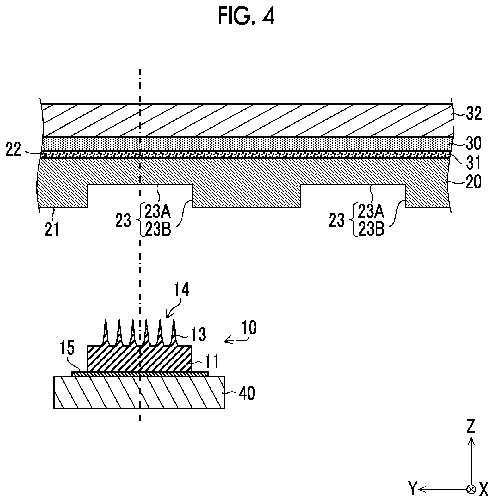 Patent US11772305 Figure 4 – Production method of mold having recessed pattern in recessed step portion