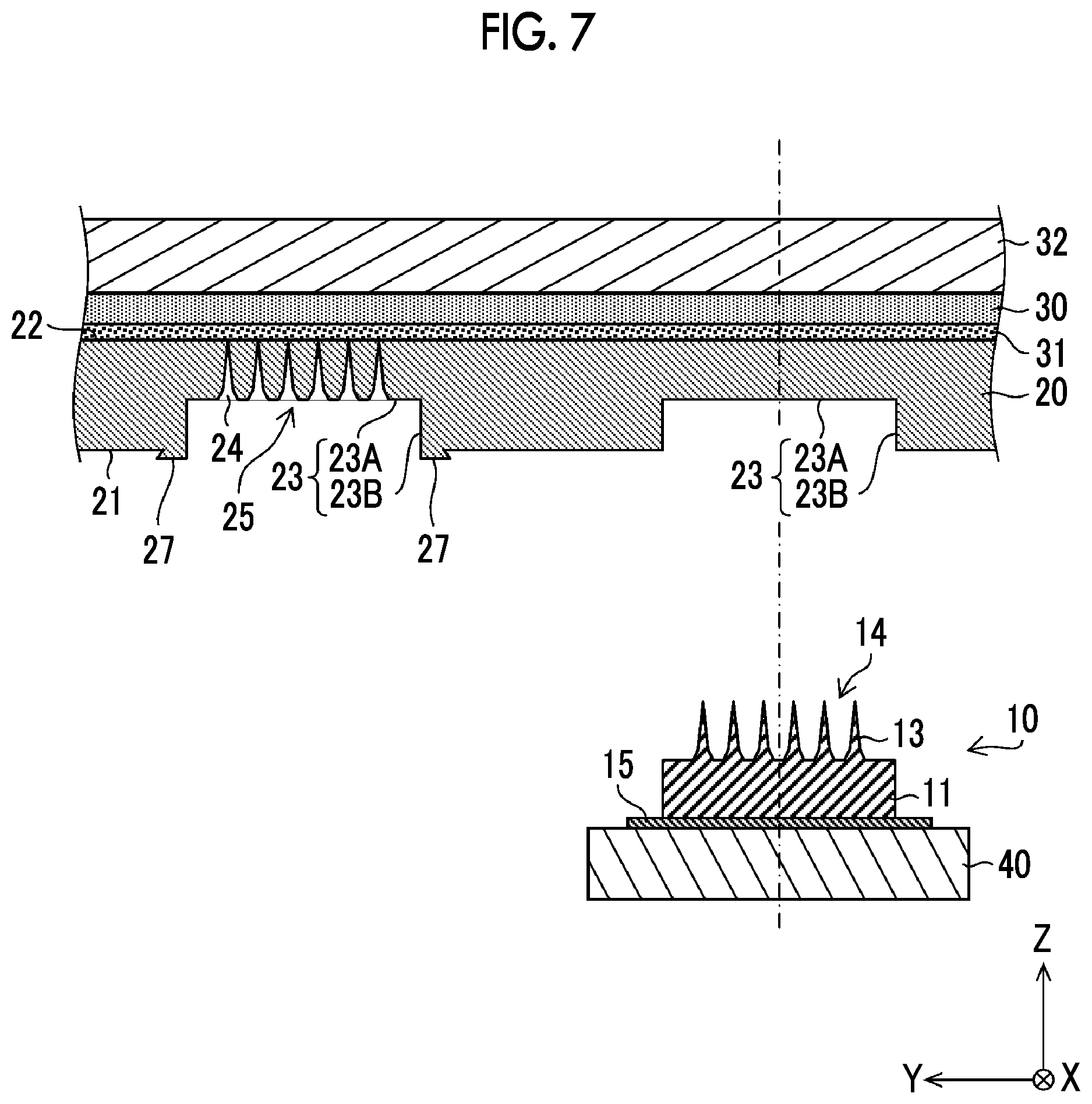 Patent US11772305 Figure 7 – Production method of mold having recessed pattern in recessed step portion