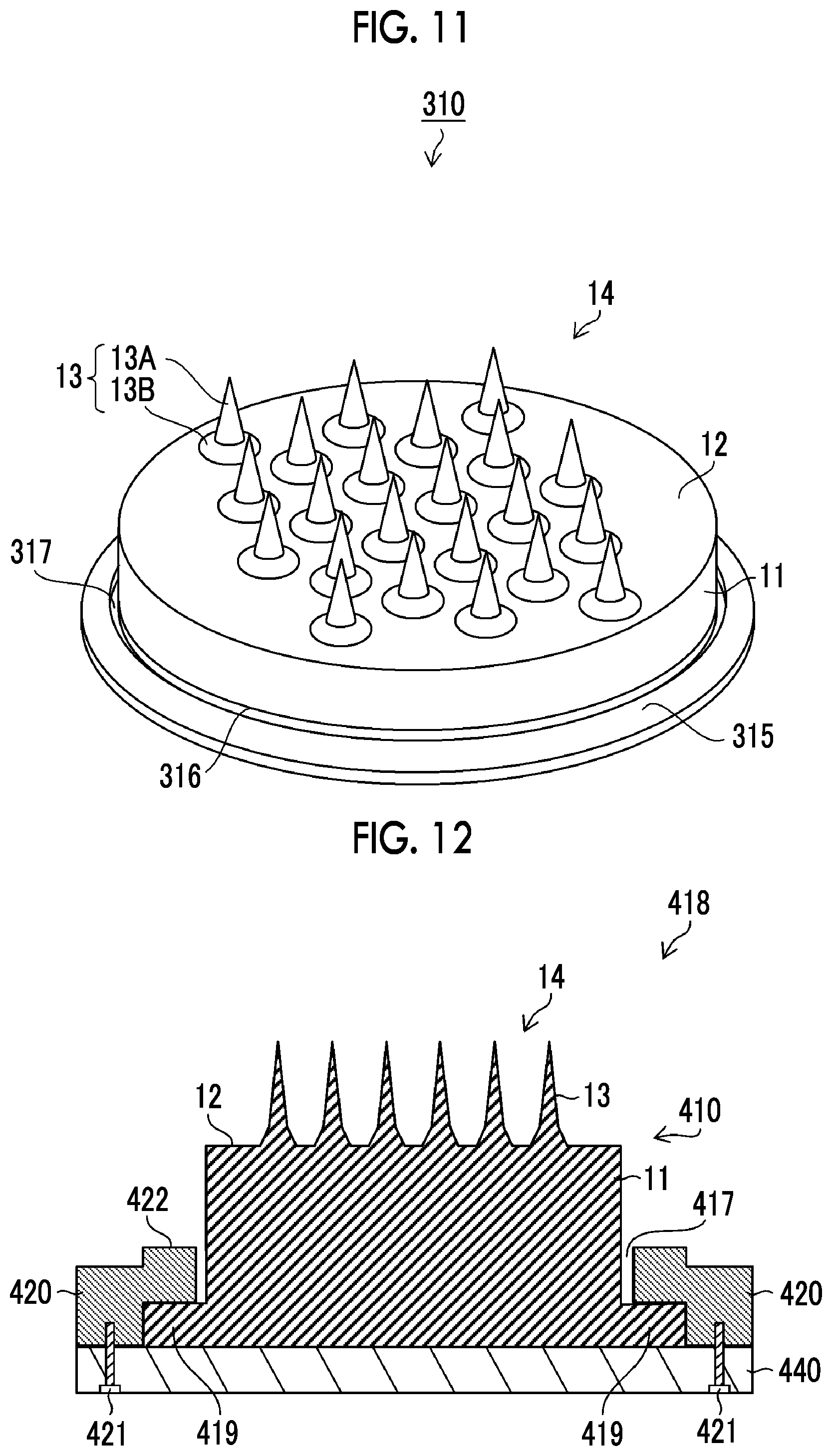 Patent US11772305 Figure 11 – Production method of mold having recessed pattern in recessed step portion