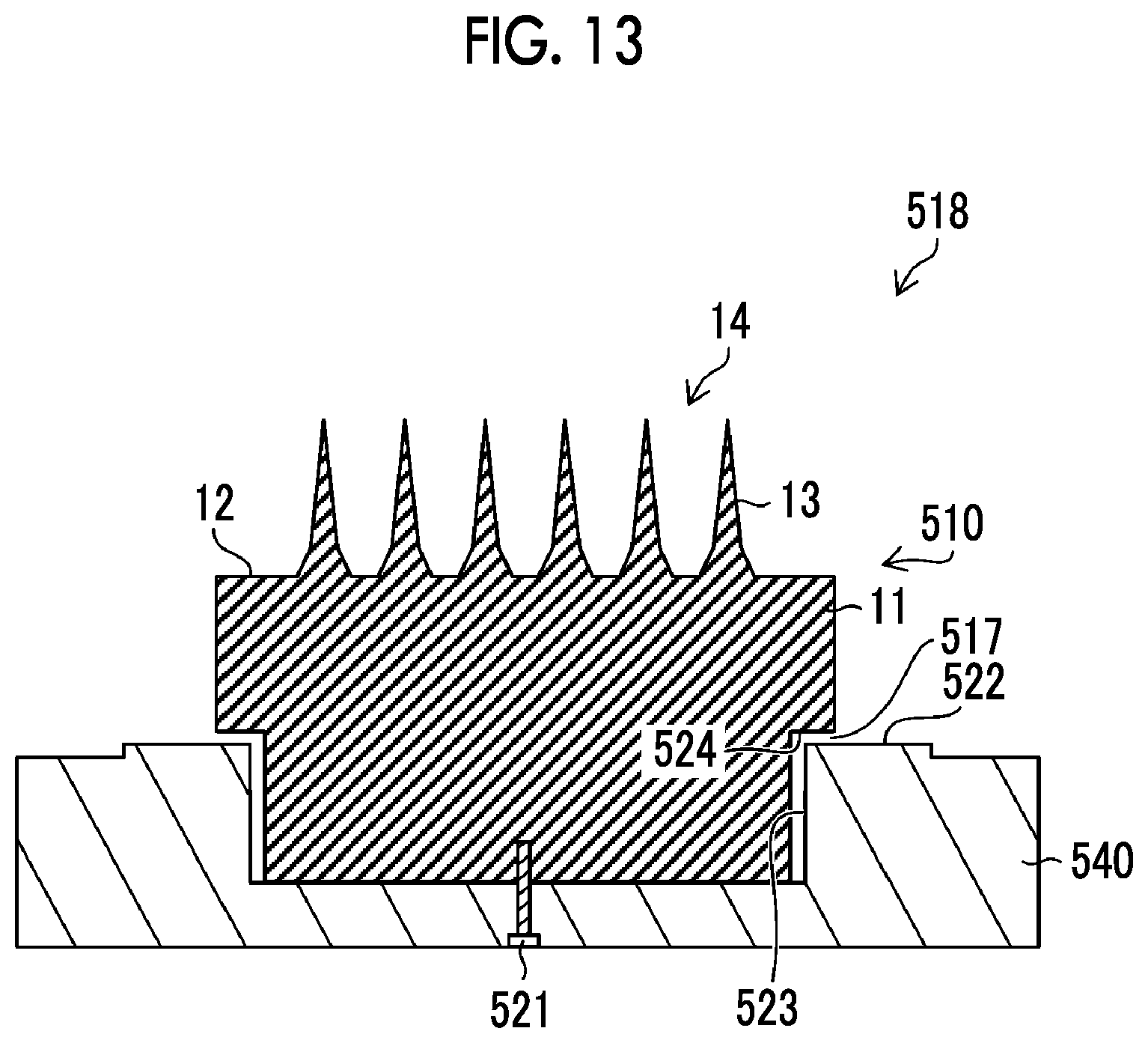 Patent US11772305 Figure 12 – Production method of mold having recessed pattern in recessed step portion