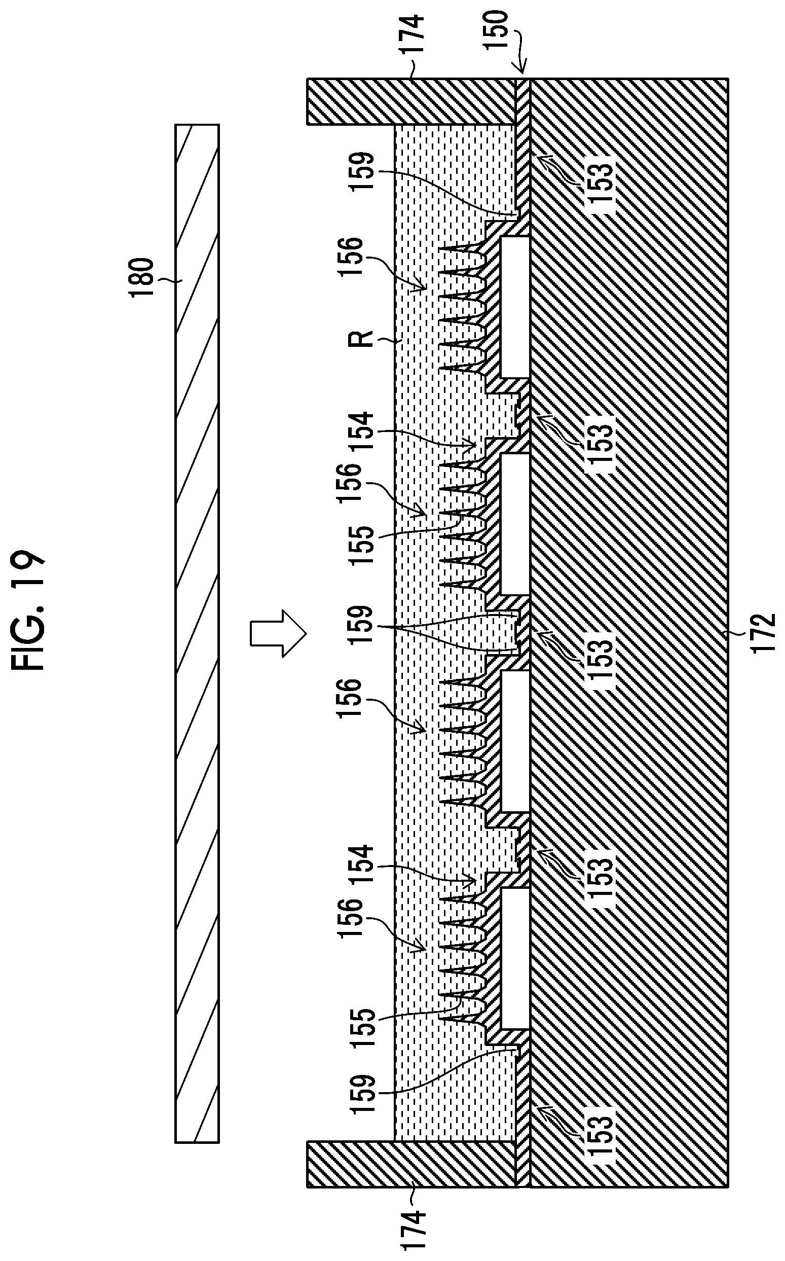 Patent US11772305 Figure 18 – Production method of mold having recessed pattern in recessed step portion