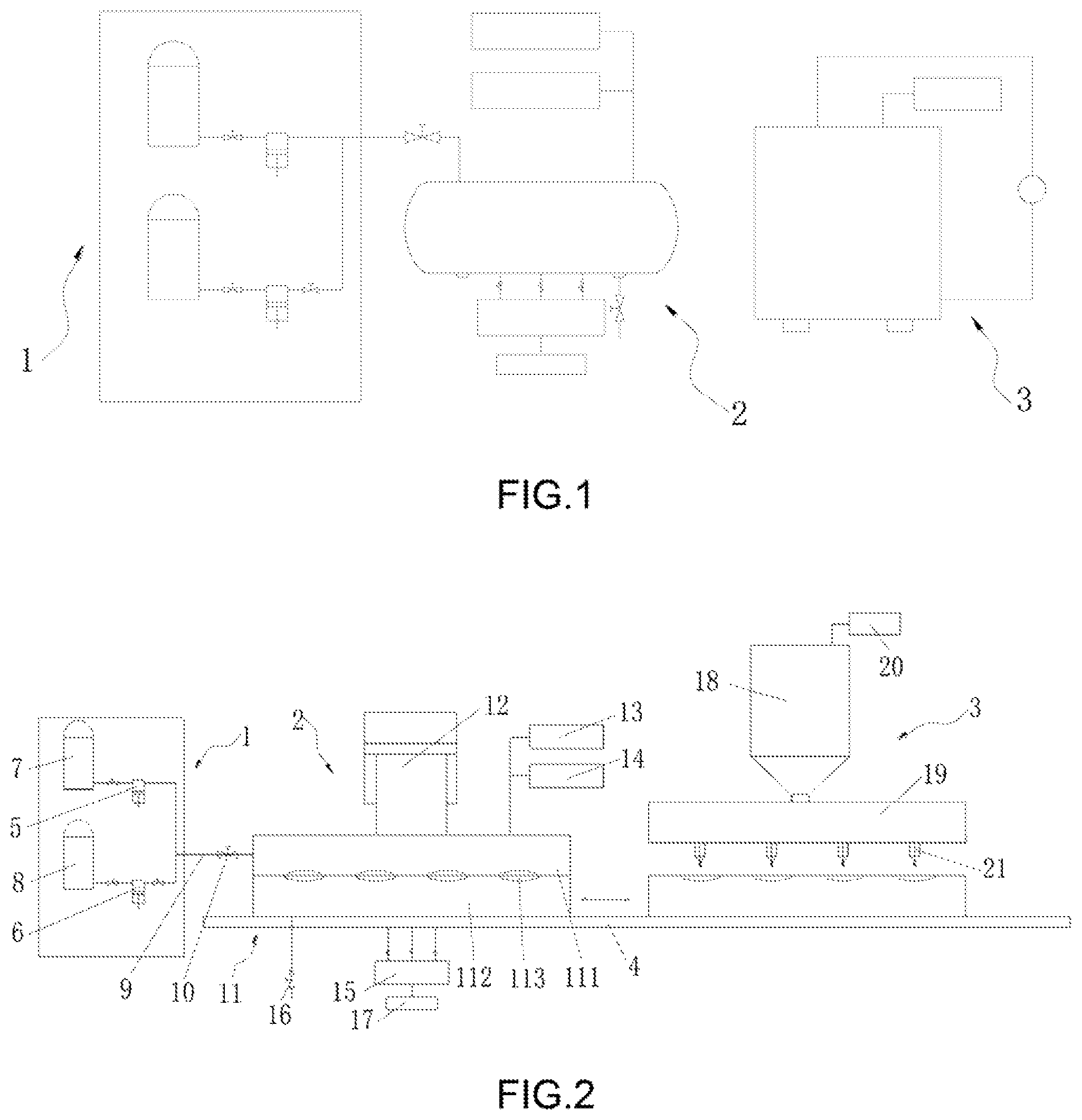 Patent US11772308 Figure 1 – Intra-mode moulding foam molding device of thermoplastic polymer particle and molding method for same